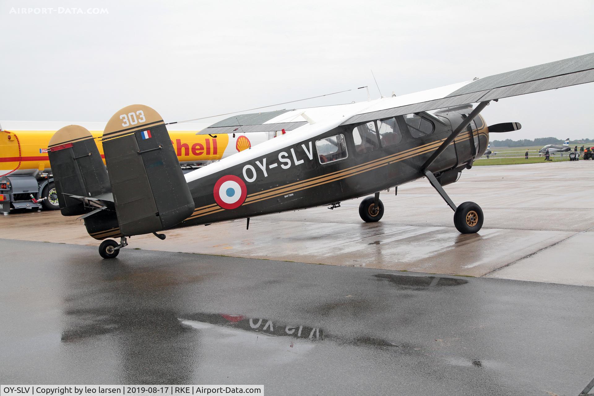 OY-SLV, 1961 Max Holste MH-1521M Broussard C/N 303, Roskilde Air Show 17.8i.2019