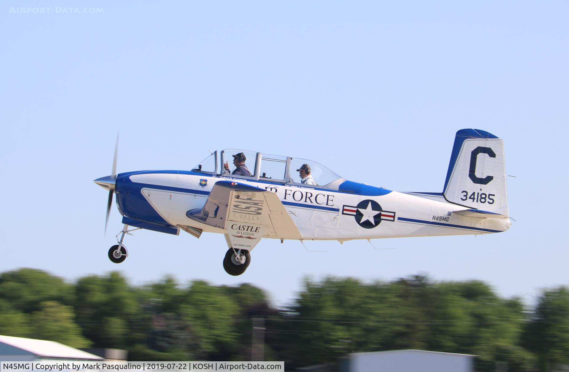 N45MG, Beech T-34A (A45) Mentor C/N G-285, Beech T-34A