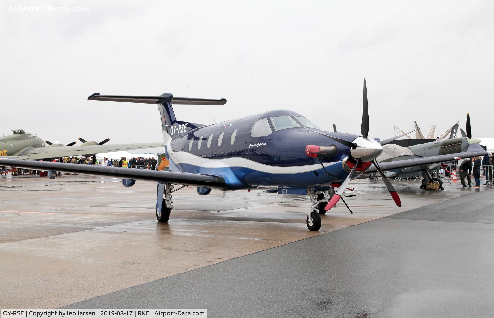 OY-RSE, 2011 Pilatus PC-12/47E C/N 1273, Roskilde Air Show 17.8.2019