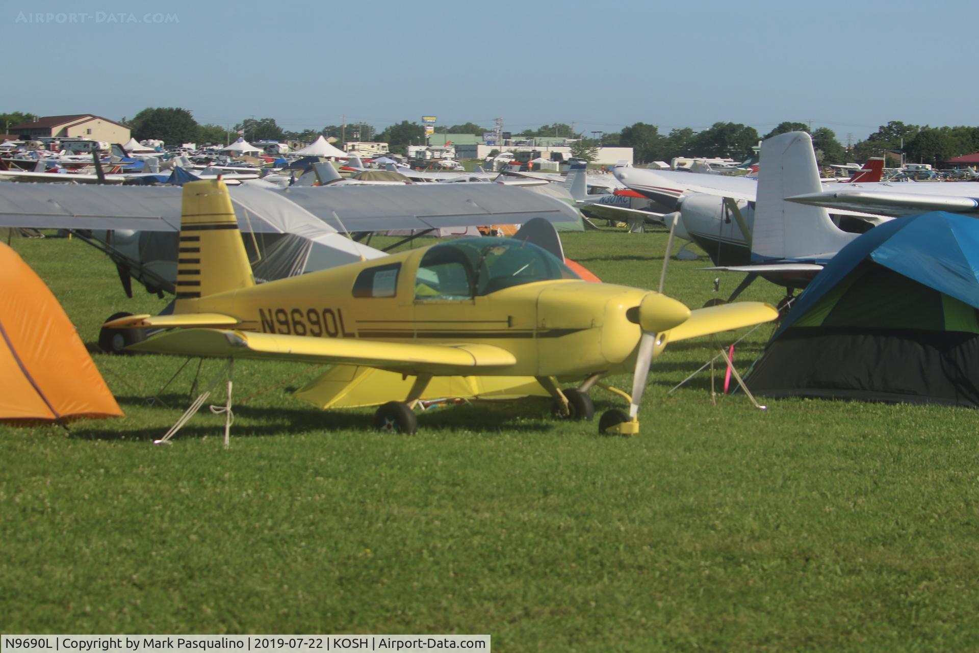 N9690L, 1973 Grumman American AA-1B Trainer C/N AA1B-0190, Grumman American AA-1B