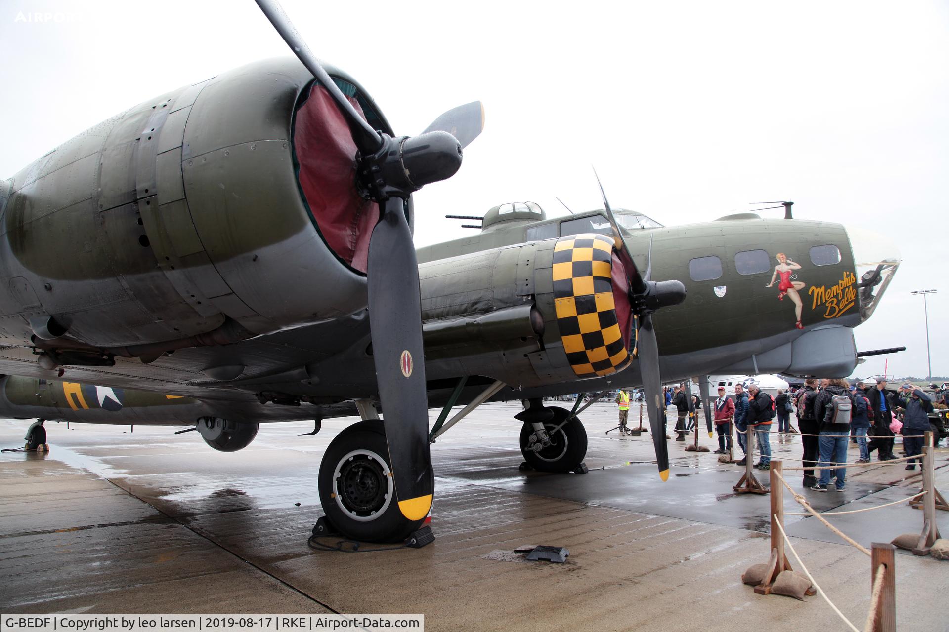 G-BEDF, 1944 Boeing B-17G Flying Fortress C/N 8693, Roskilde Air Show 17.8.2019