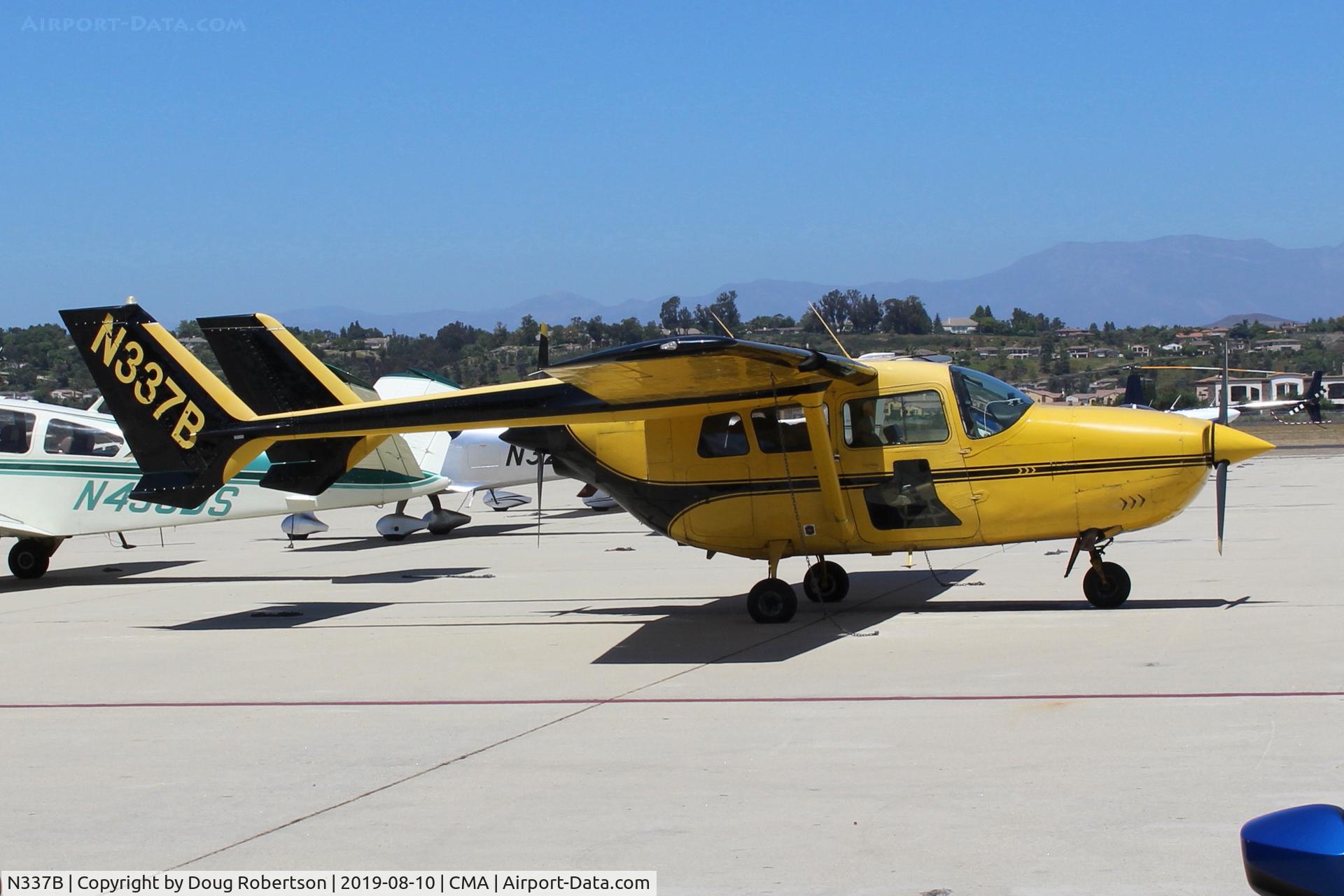 N337B, 1967 Cessna T337C Turbo Super Skymaster C/N 337-0775, 1967 Cessna T337C Turbo SUPER SKYMASTER, two center-line thrust Continental TSIO-360-C 210 Hp each