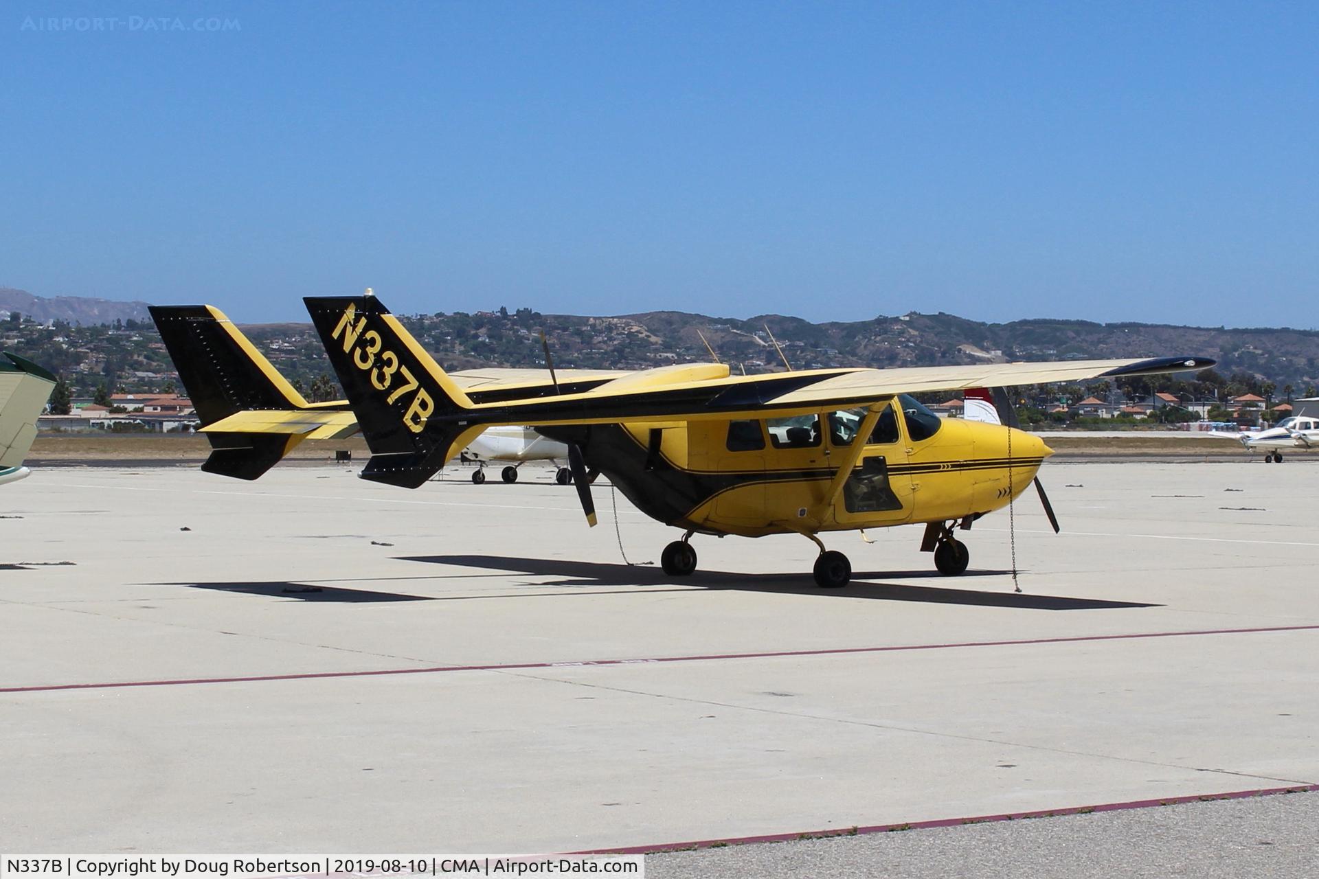 N337B, 1967 Cessna T337C Turbo Super Skymaster C/N 337-0775, 1967 Cessna T337C Turbo SUPER SKYMASTER, 2 center-line thrust Continental TSIO-360-C 210 Hp each