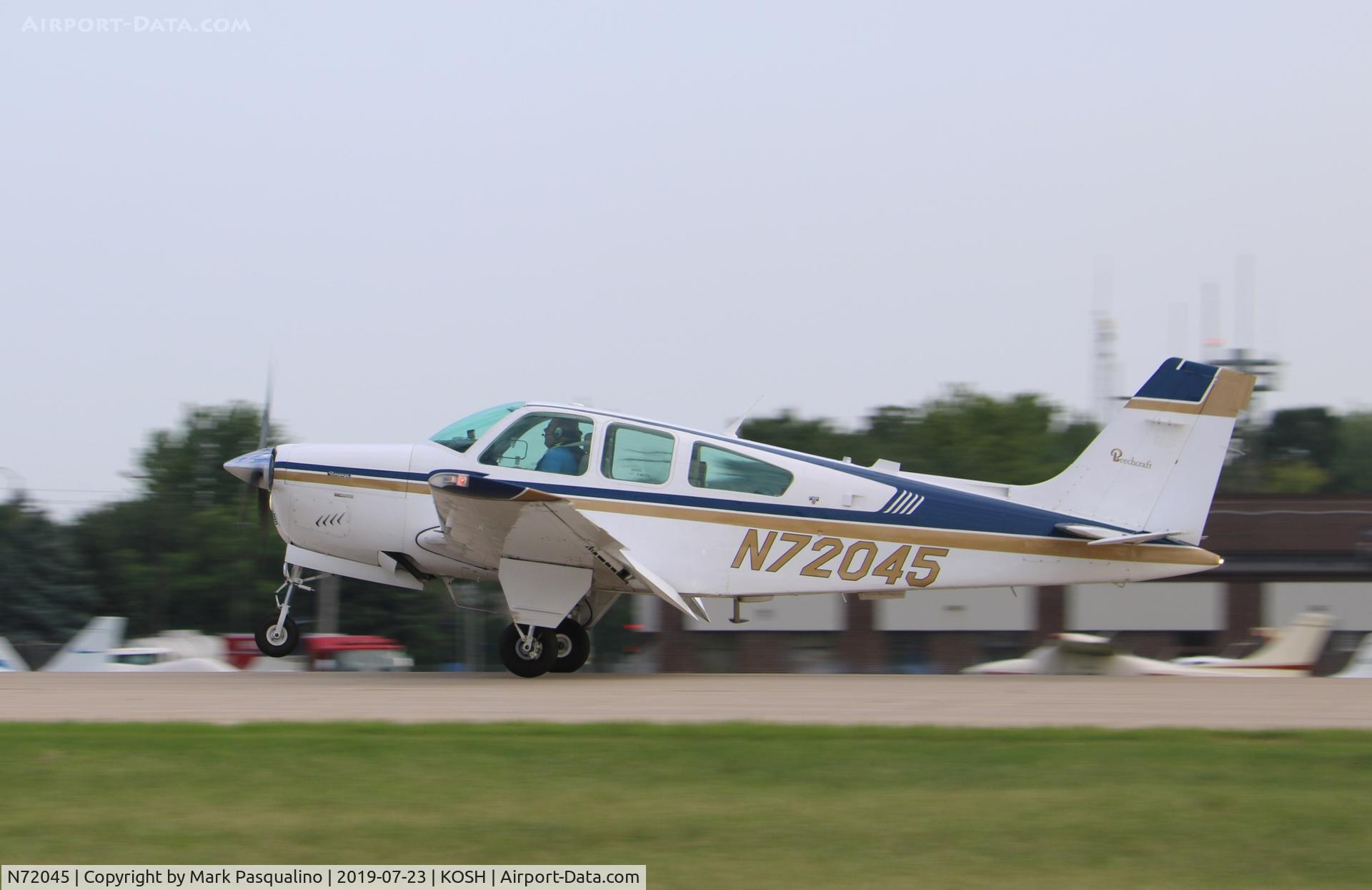 N72045, 1984 Beech F33A Bonanza C/N CE-1042, Beech F33A