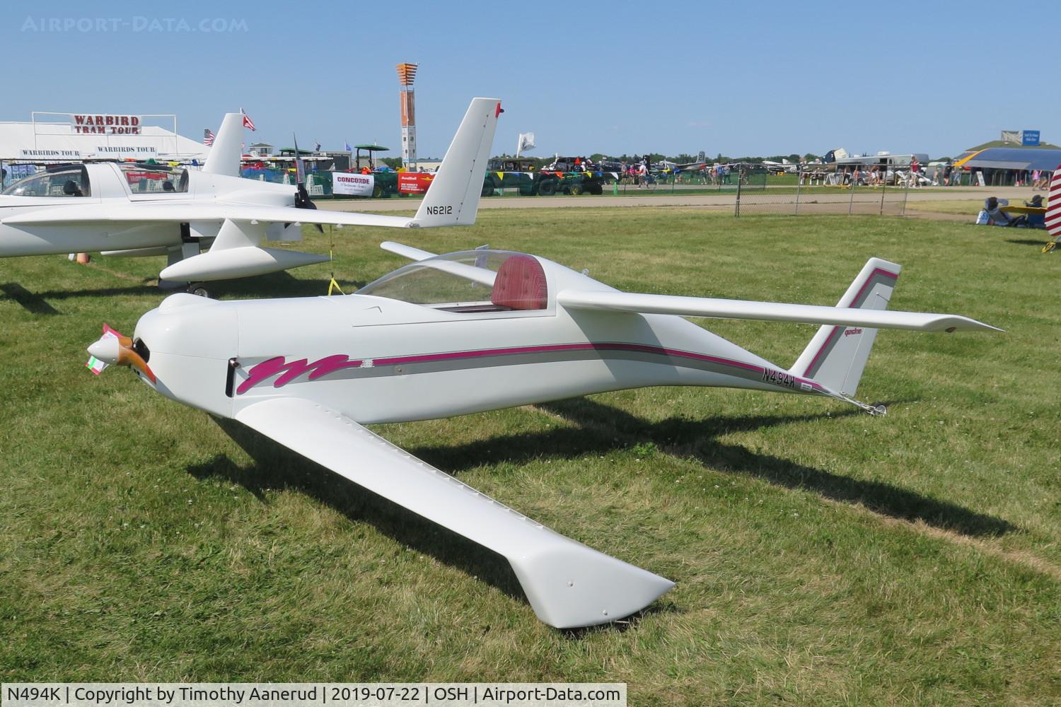 N494K, 1989 QAC Quickie C/N 494, 1998 Rutan QUICKIE, c/n: 494