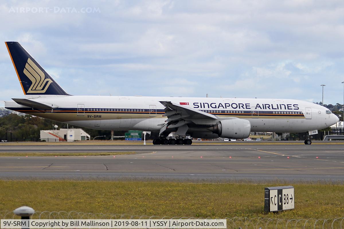 9V-SRM, 2003 Boeing 777-212/ER C/N 32320, taxiing