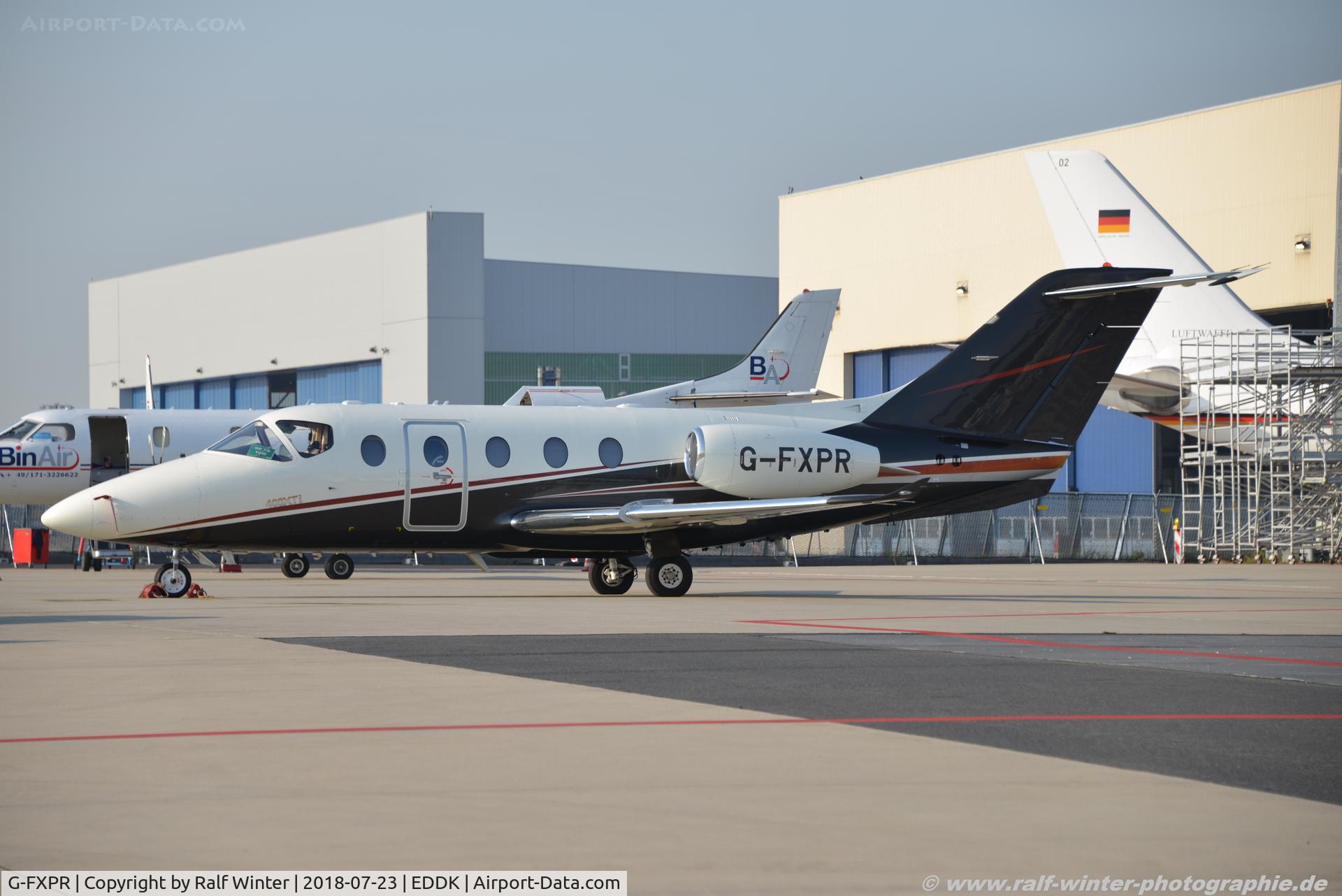 G-FXPR, 2006 Raytheon Beechjet 400A/Nextant N400XT C/N RK-468, Raytheon Aircraft 400A Beechjet 400XP - FLJ Flairjet Ltd - RK-468 - G-FXPR - 23.07.2018 - CGN
