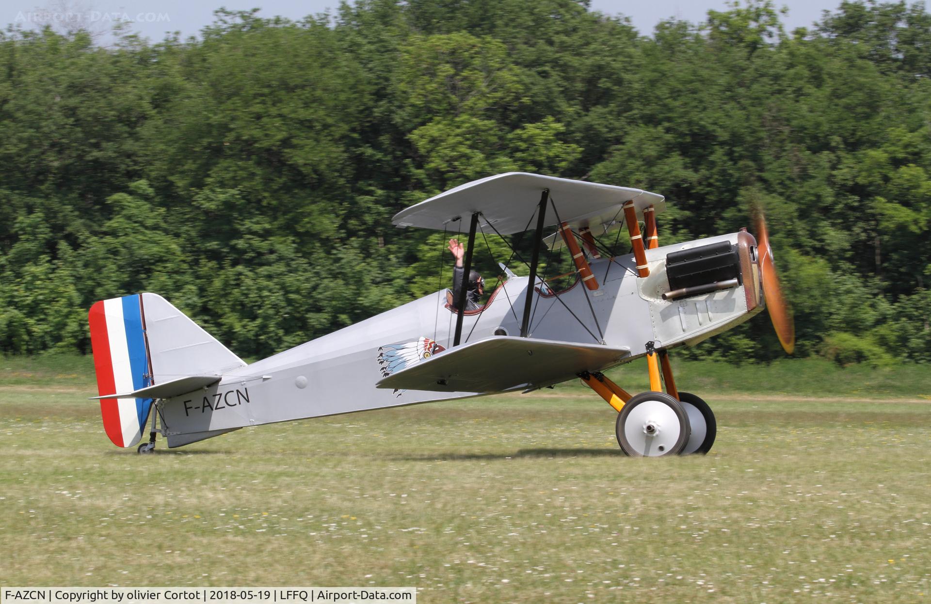 F-AZCN, Royal Aircraft Factory SE-5A Replica C/N 02, Ferté Alais 2018