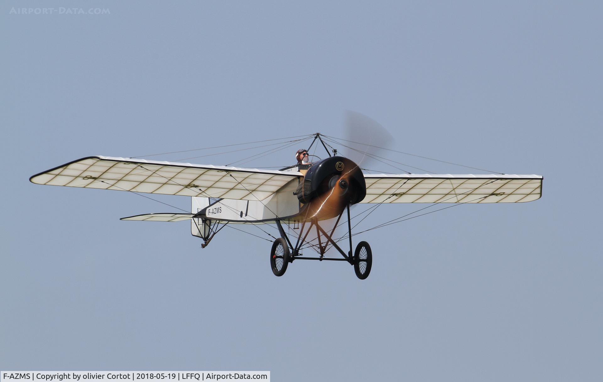 F-AZMS, Morane-Saulnier Type H13 Replica C/N SAMS 22.01, Ferté Alais airshow