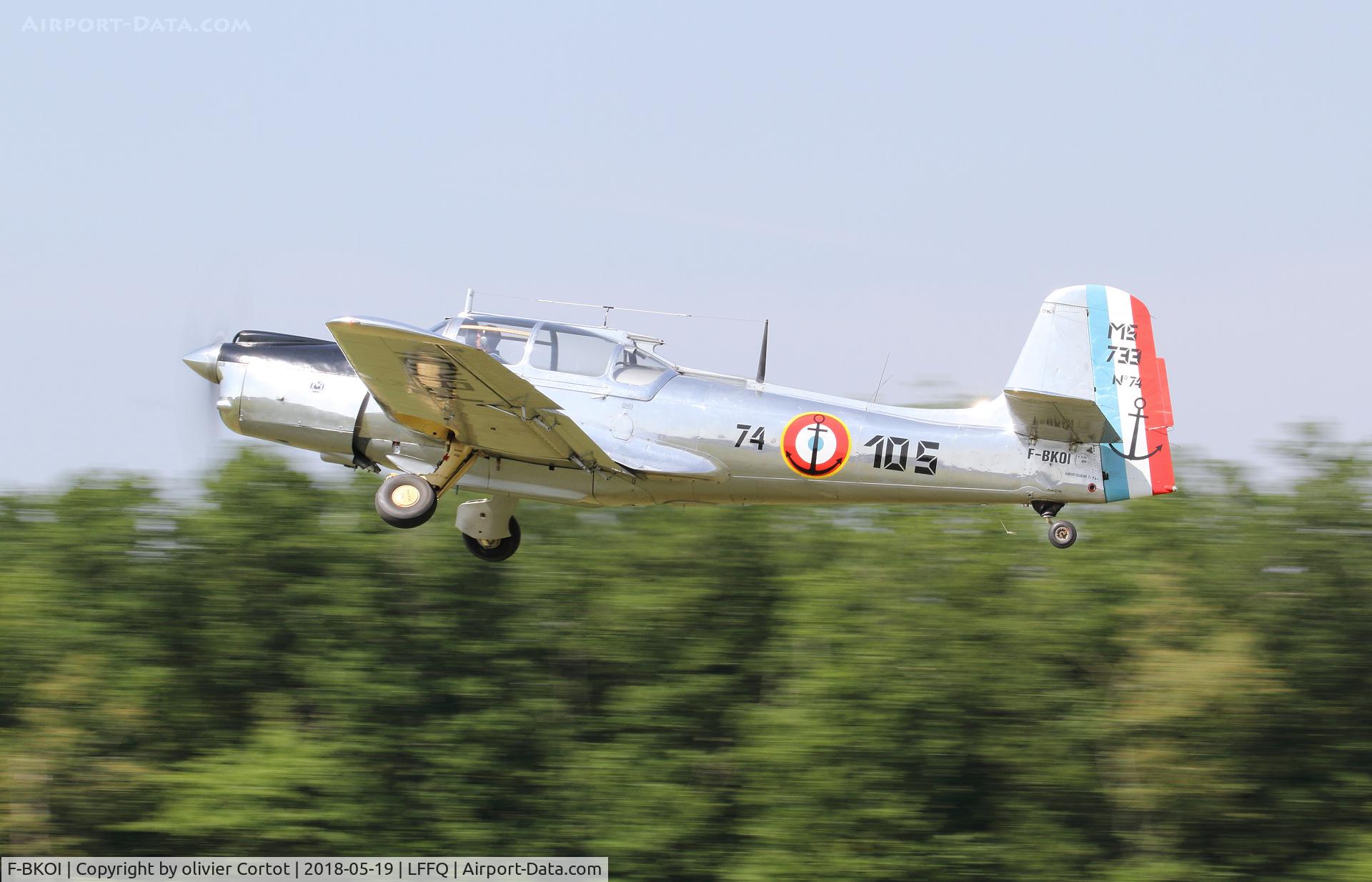 F-BKOI, Morane-Saulnier MS-733 Alcyon C/N 74, Ferté alais airshow