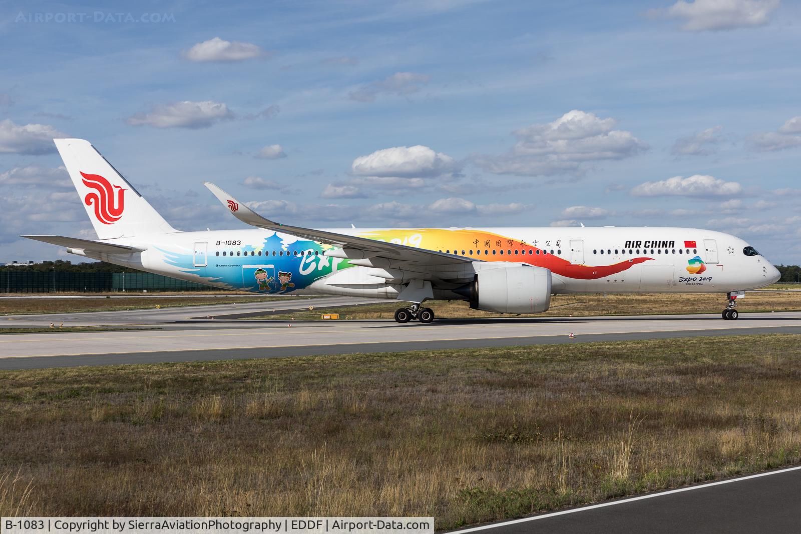 B-1083, 2018 Airbus A350-941 C/N 217, Air China A350 with special Expo livery