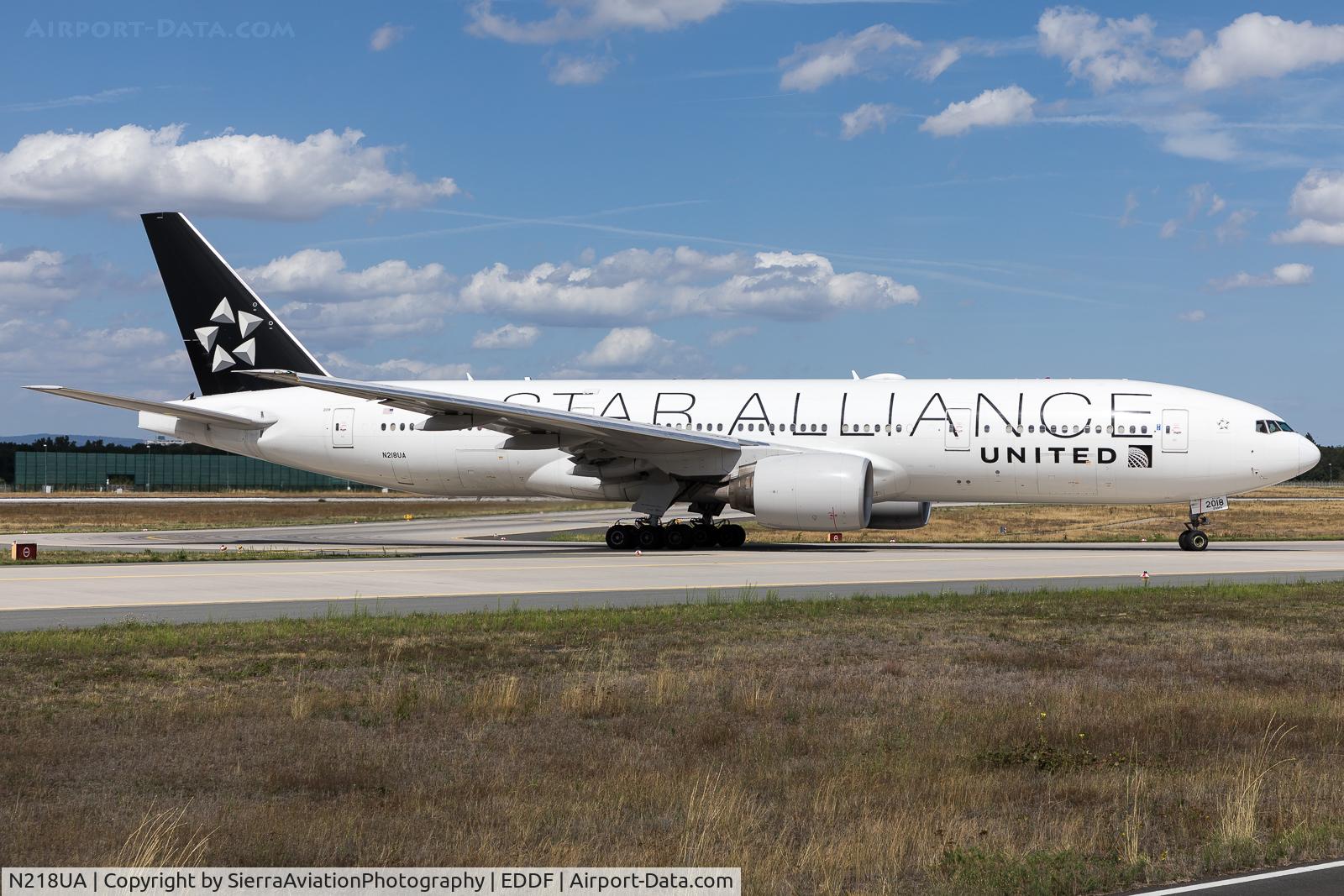 N218UA, 2001 Boeing 777-222 C/N 30222, Star Alliance livery