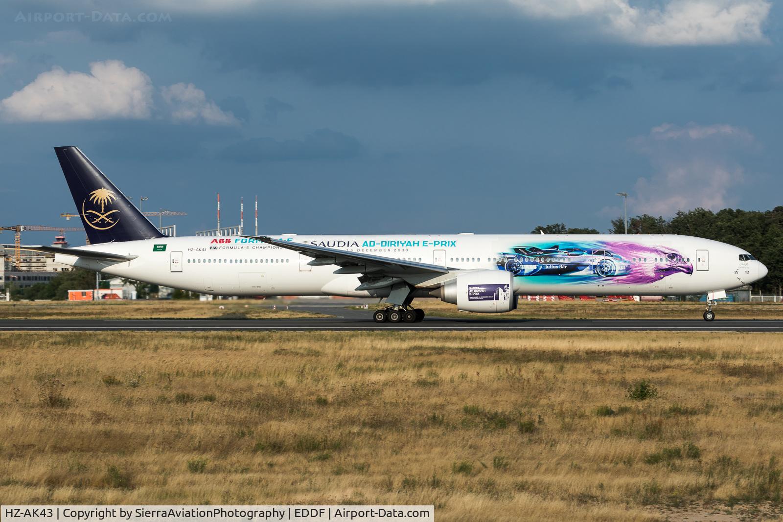 HZ-AK43, 2017 Boeing 777-368/ER C/N 62763, special livery