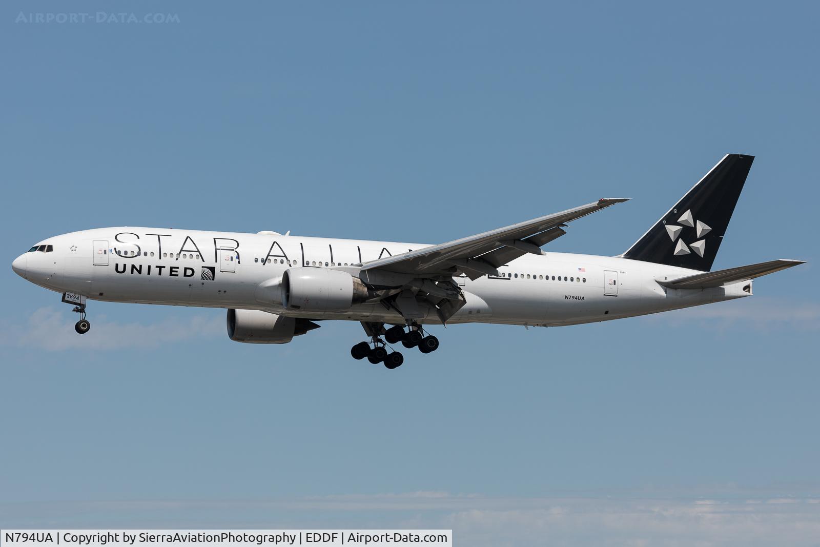N794UA, 1997 Boeing 777-222 C/N 26953, Star Alliance livery