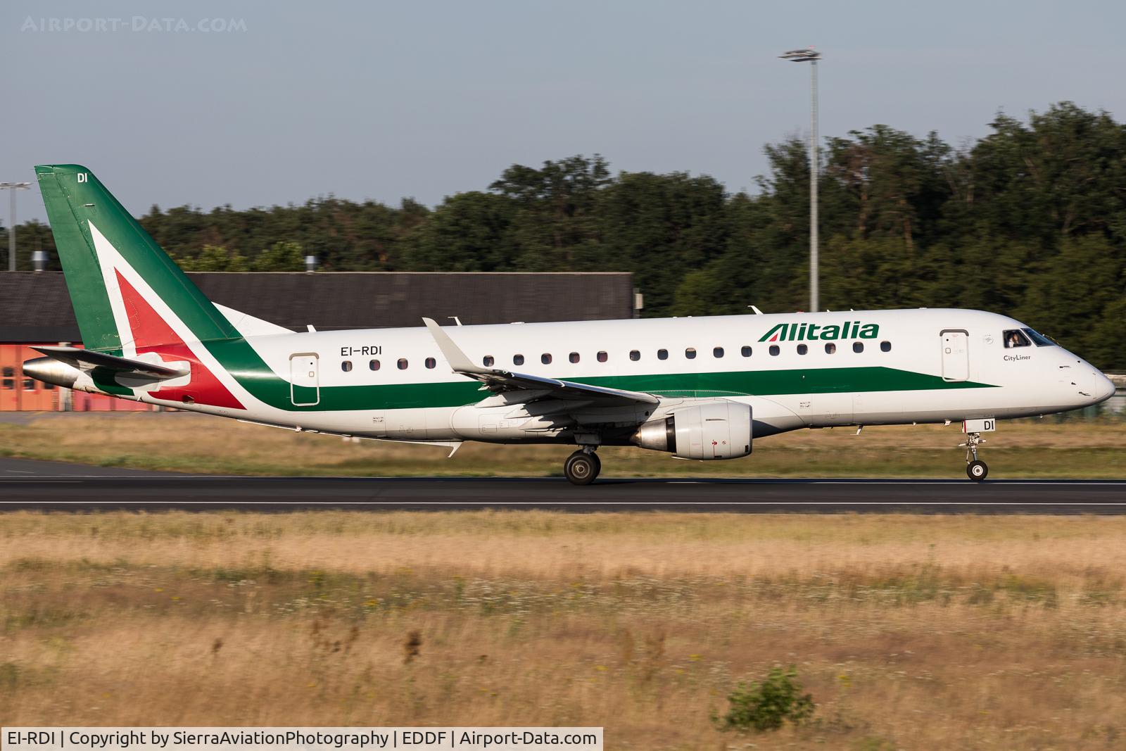 EI-RDI, 2012 Embraer 175LR (ERJ-170-200LR) C/N 17000340, Alitalia