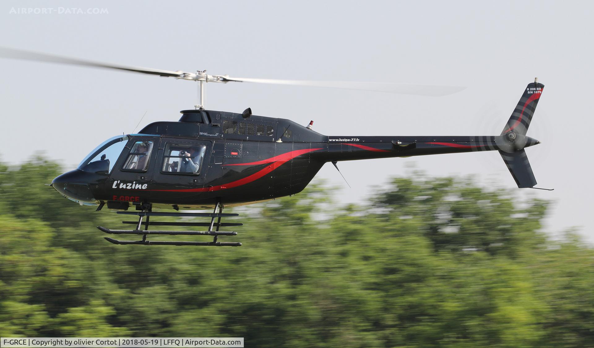 F-GRCE, Bell 206B JetRanger III C/N 1679, Ferté alais airshow