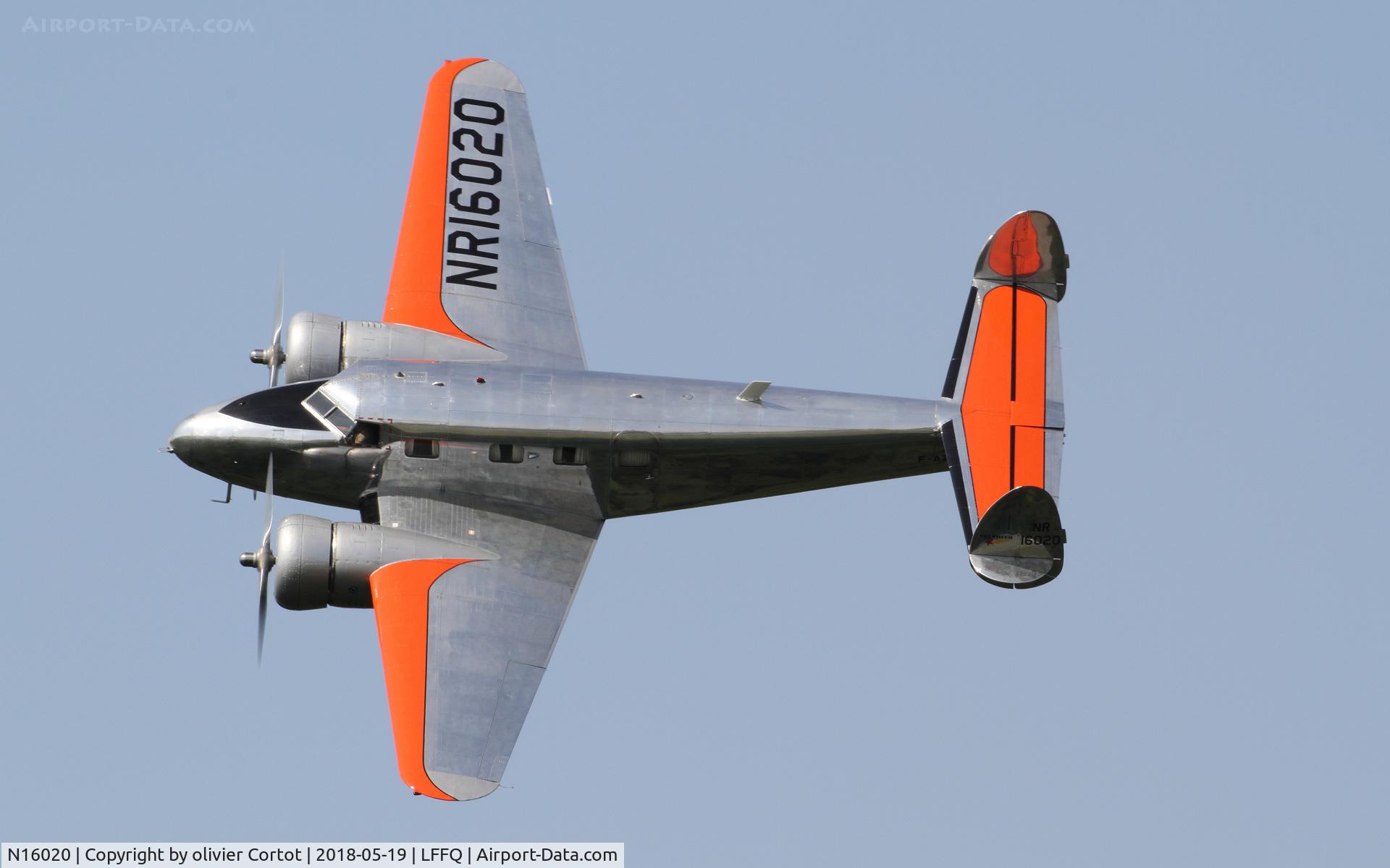 N16020, Lockheed Electra 10-E C/N 1055, Ferté Alais airshow