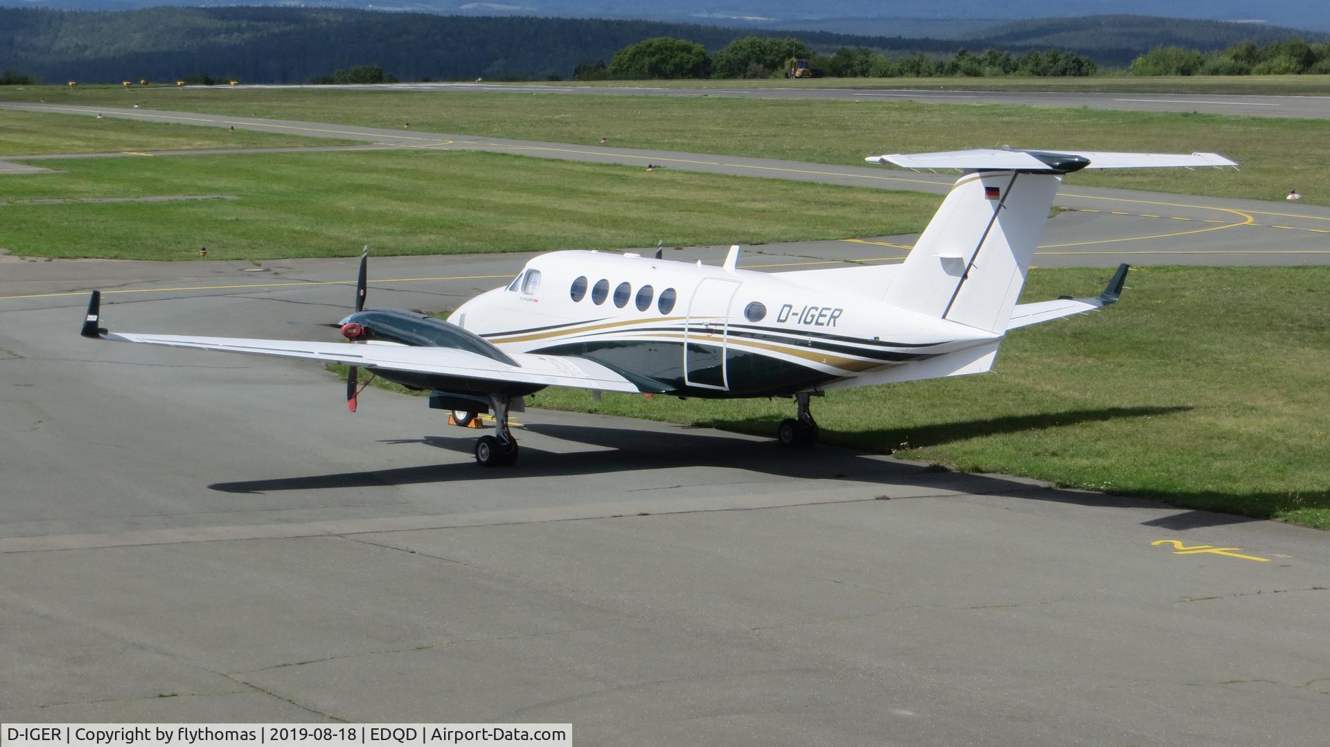 D-IGER, 2014 Beechcraft B200GT C/N BY-218, D-IGER  Fair Air Bayreuth Airport , Bindlacher Berg