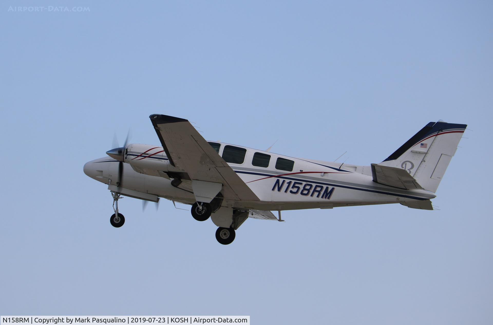 N158RM, 1988 Beech 58 Baron C/N TH-1543, Beech 58