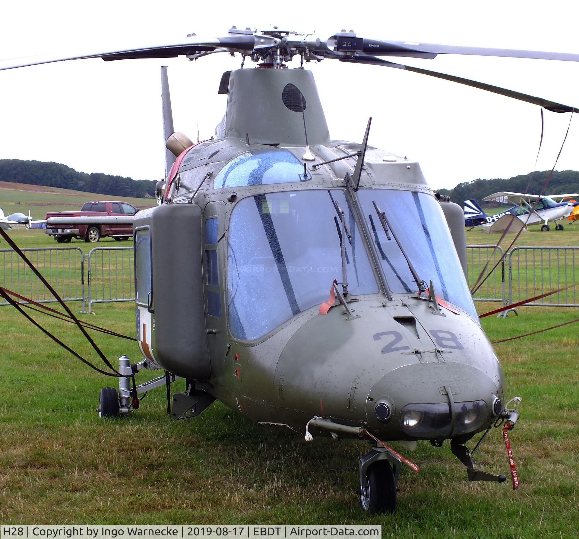 H28, Agusta A-109BA C/N 0328, Agusta A.109BA of the Belgian Army aviation at the 2019 Fly-in at Diest/Schaffen airfield
