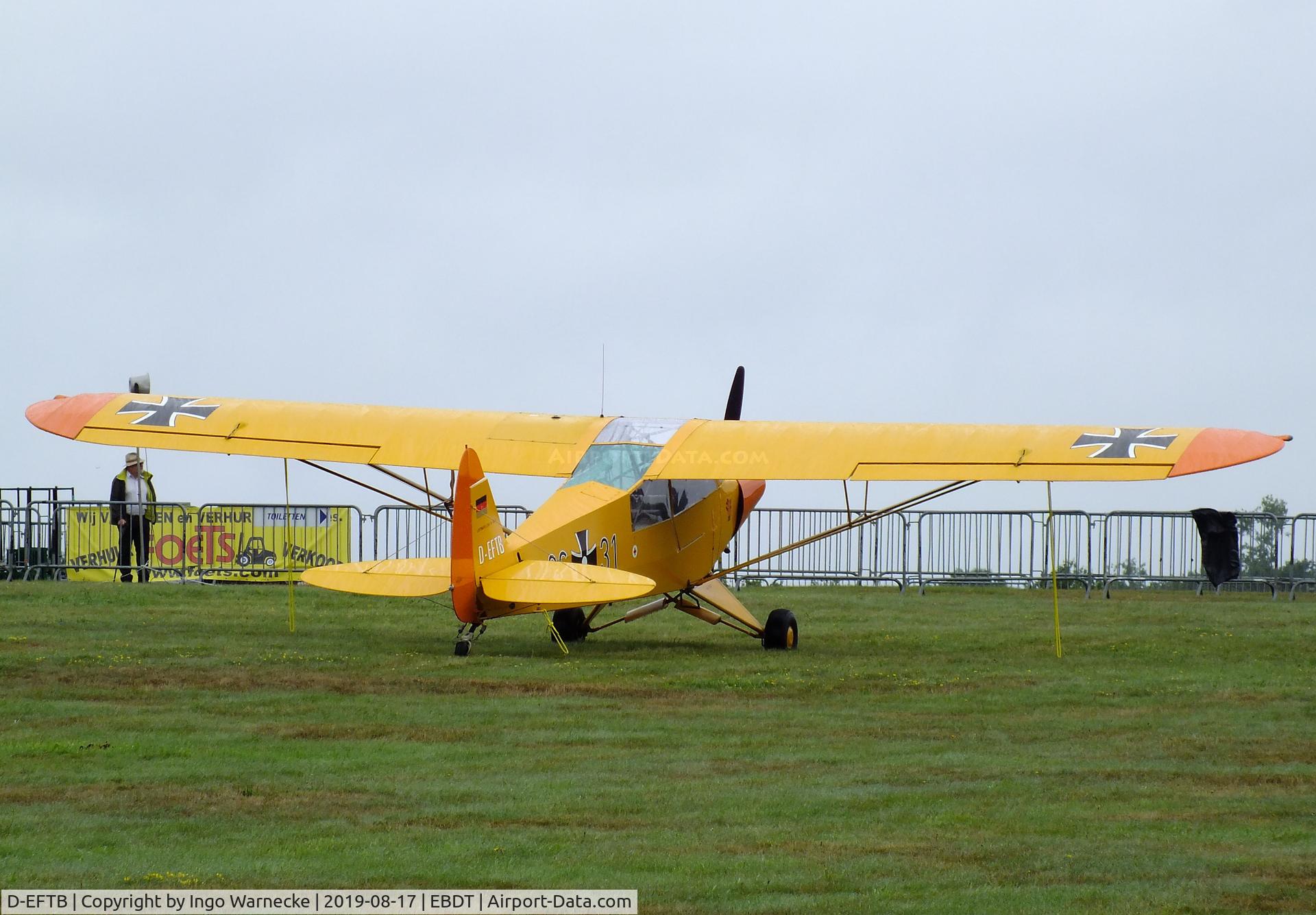 D-EFTB, 1954 Piper L-18C Super Cub (PA-18-95) C/N 18-3455, Piper L-18C Super Cub (PA-18-95) at the 2019 Fly-in at Diest/Schaffen airfield