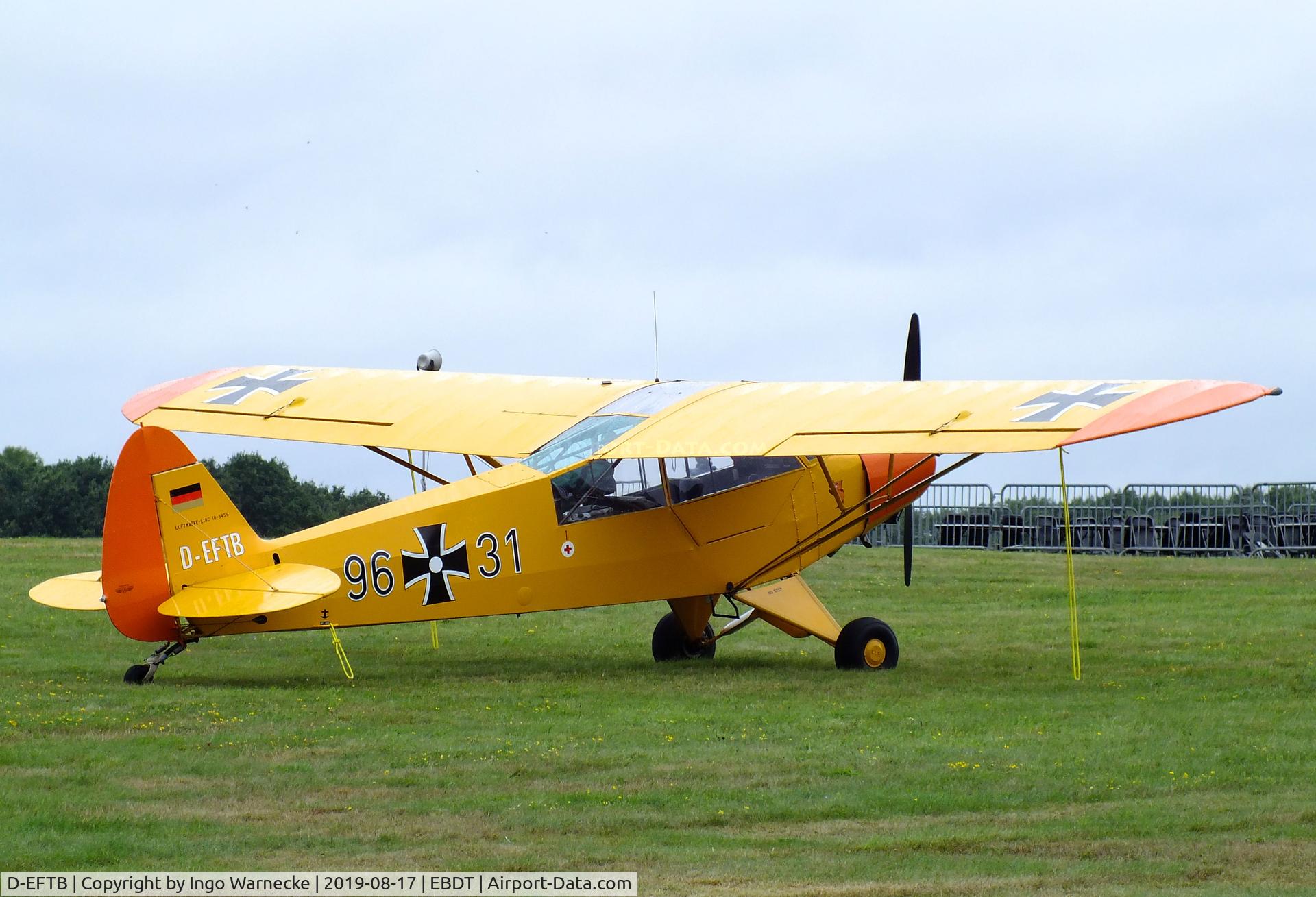 D-EFTB, 1954 Piper L-18C Super Cub (PA-18-95) C/N 18-3455, Piper L-18C Super Cub (PA-18-95) at the 2019 Fly-in at Diest/Schaffen airfield