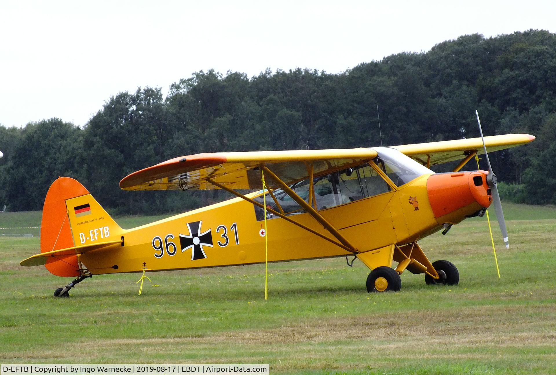 D-EFTB, 1954 Piper L-18C Super Cub (PA-18-95) C/N 18-3455, Piper L-18C Super Cub (PA-18-95) at the 2019 Fly-in at Diest/Schaffen airfield