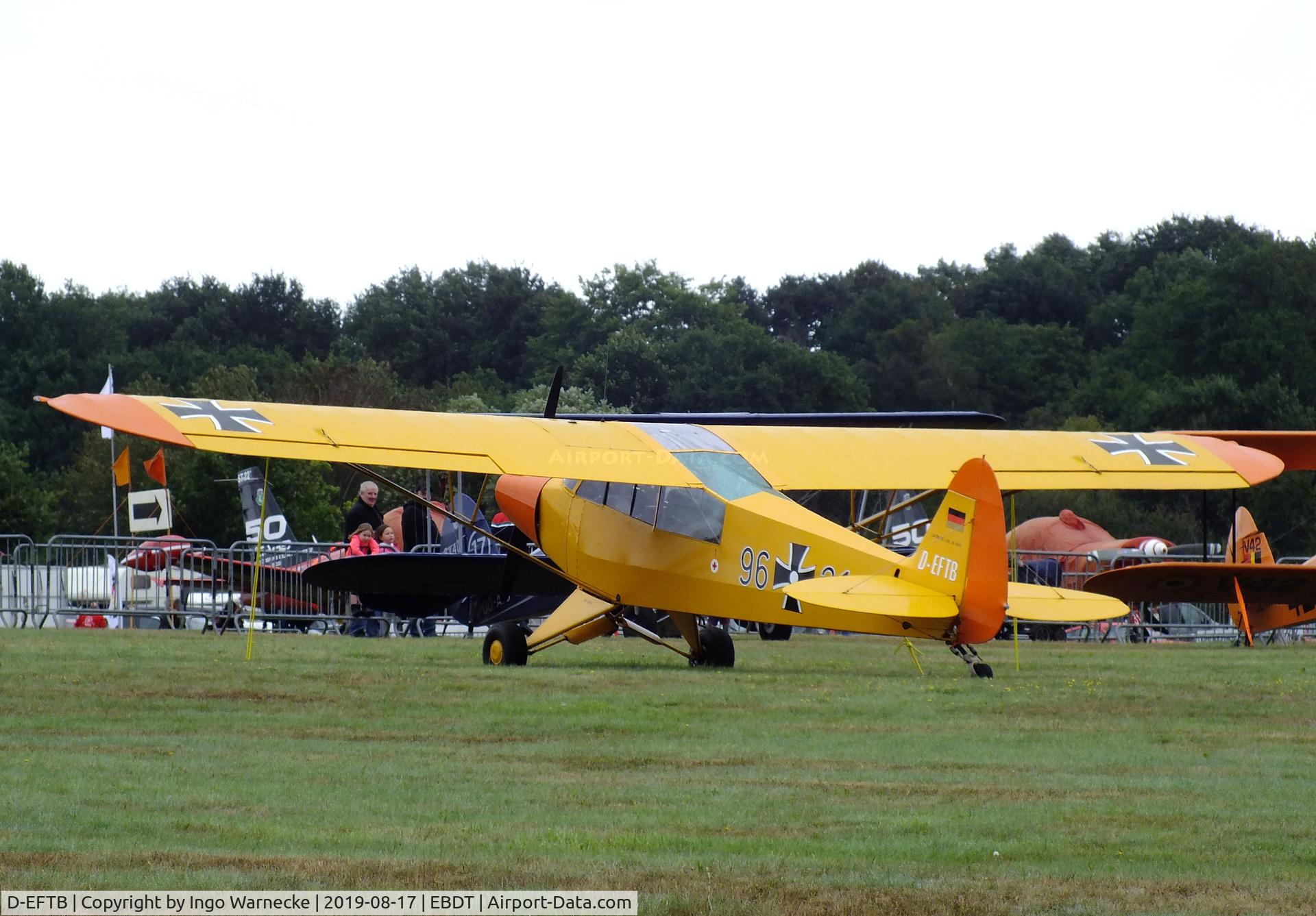 D-EFTB, 1954 Piper L-18C Super Cub (PA-18-95) C/N 18-3455, Piper L-18C Super Cub (PA-18-95) at the 2019 Fly-in at Diest/Schaffen airfield