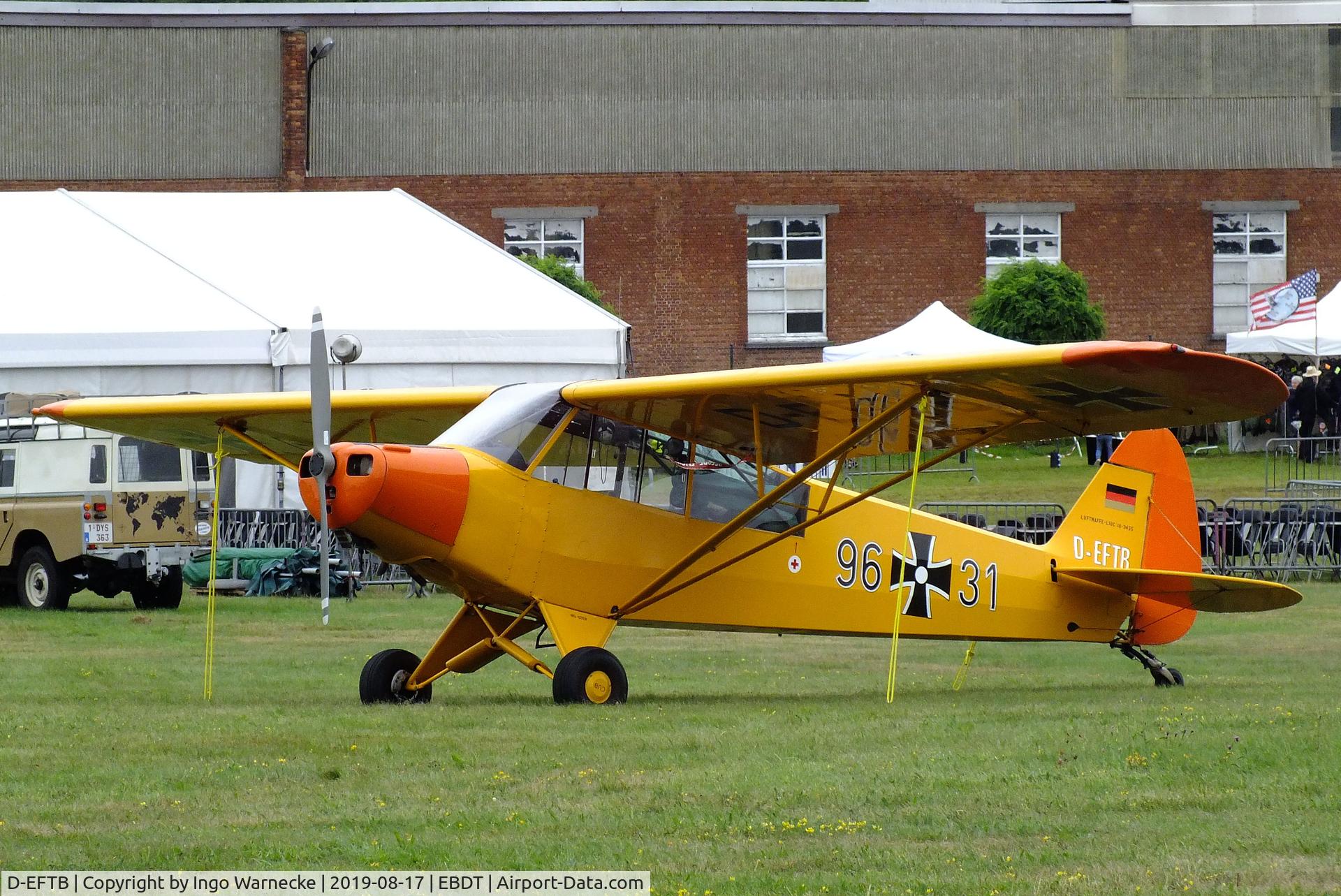 D-EFTB, 1954 Piper L-18C Super Cub (PA-18-95) C/N 18-3455, Piper L-18C Super Cub (PA-18-95) at the 2019 Fly-in at Diest/Schaffen airfield