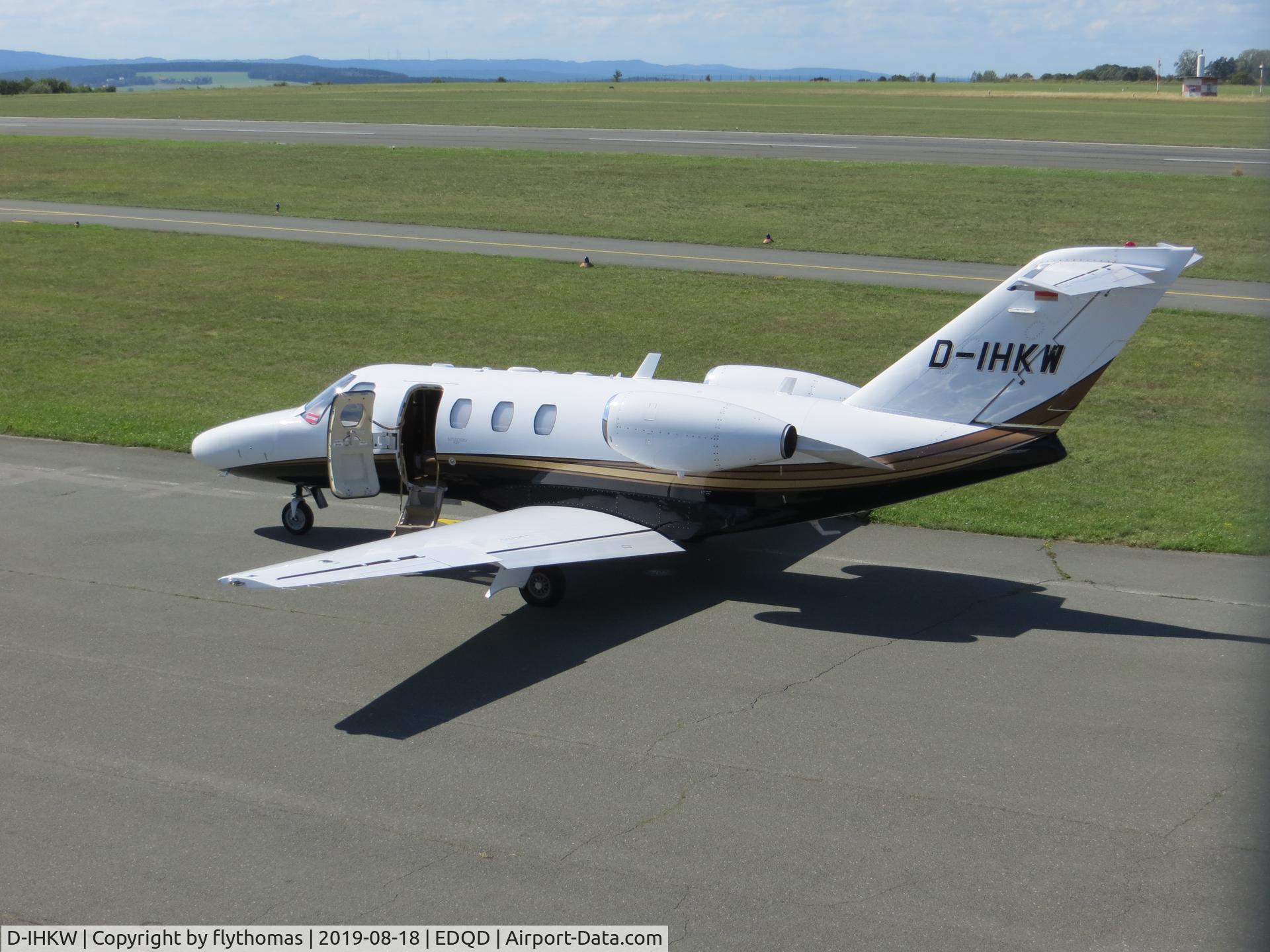 D-IHKW, 2008 Cessna 525 CitationJet CJ1+ C/N 525-0677, D-IHKW Bayreuth Airport