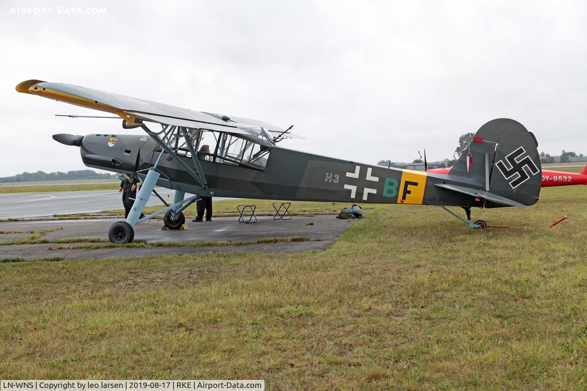 LN-WNS, 1949 Morane-Saulnier MS-500 Criquet C/N 394, Roskilde Air Show 17.8.2019