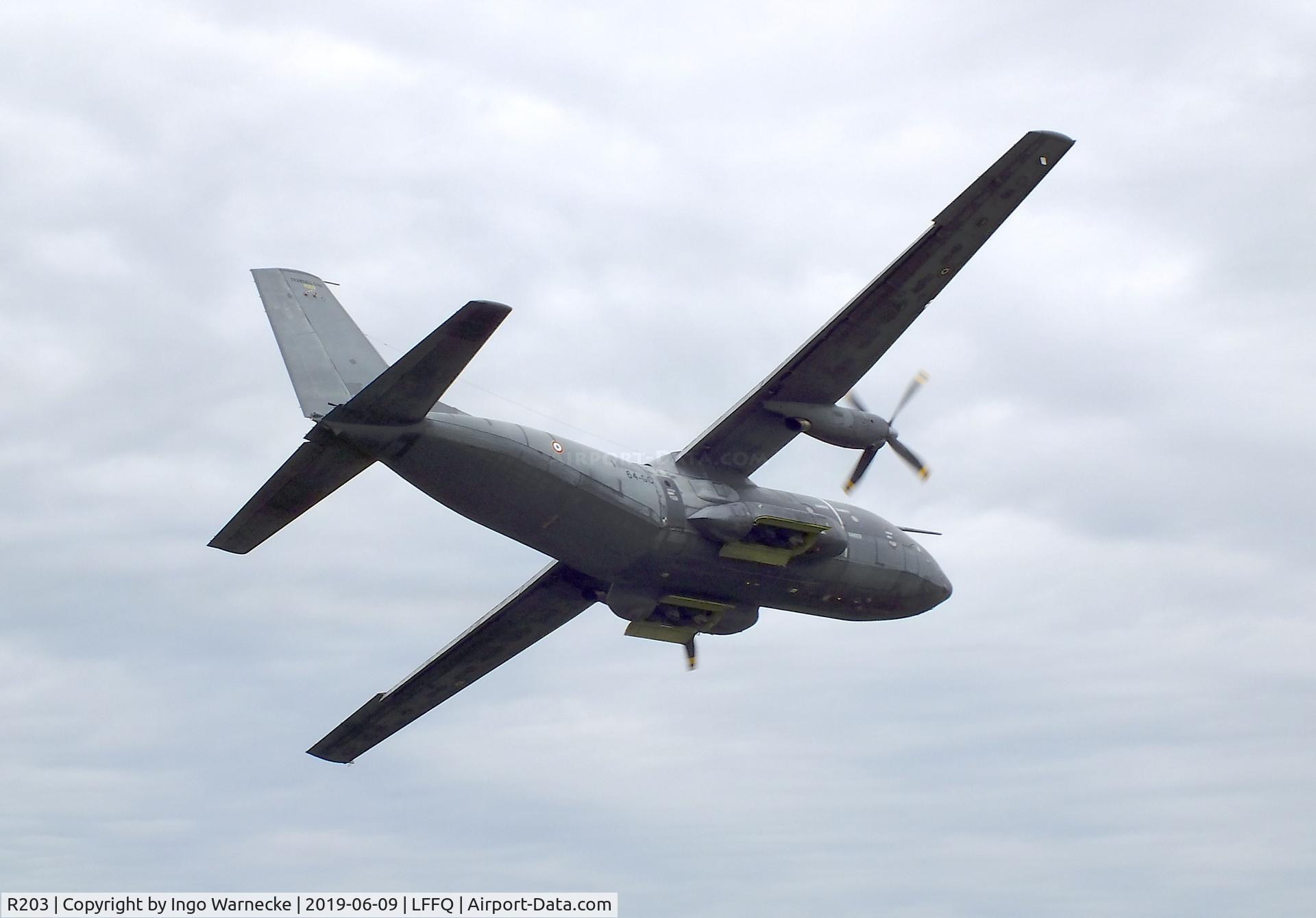 R203, Transall C-160R C/N 203, Transall C-160R of the Armee de l'Air (French Air Force) at the meeting aerien 2019, La-Ferte-Alais