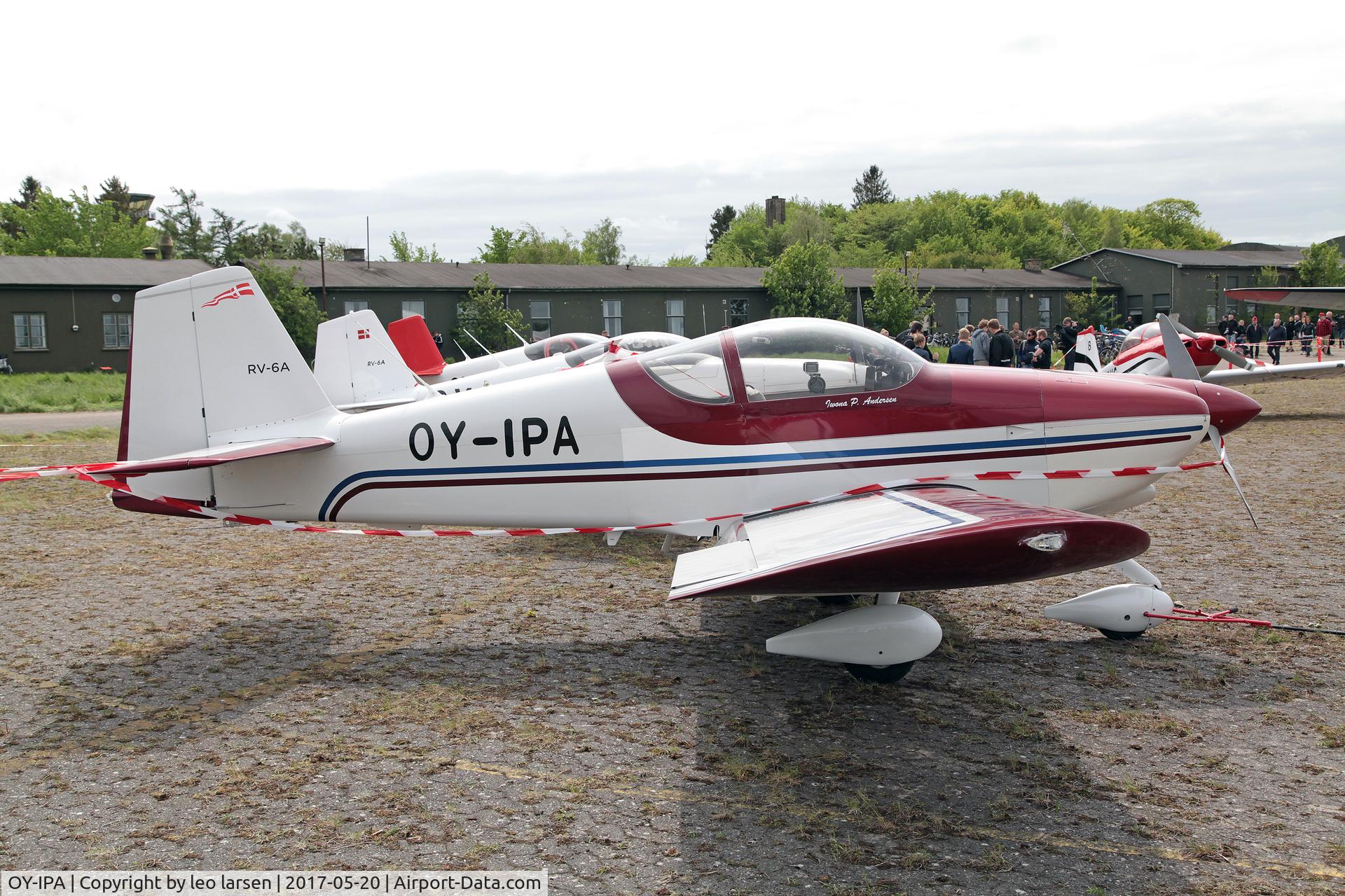 OY-IPA, 2001 Van's RV-6A C/N 08052-2353, Værløse 20.5.2017