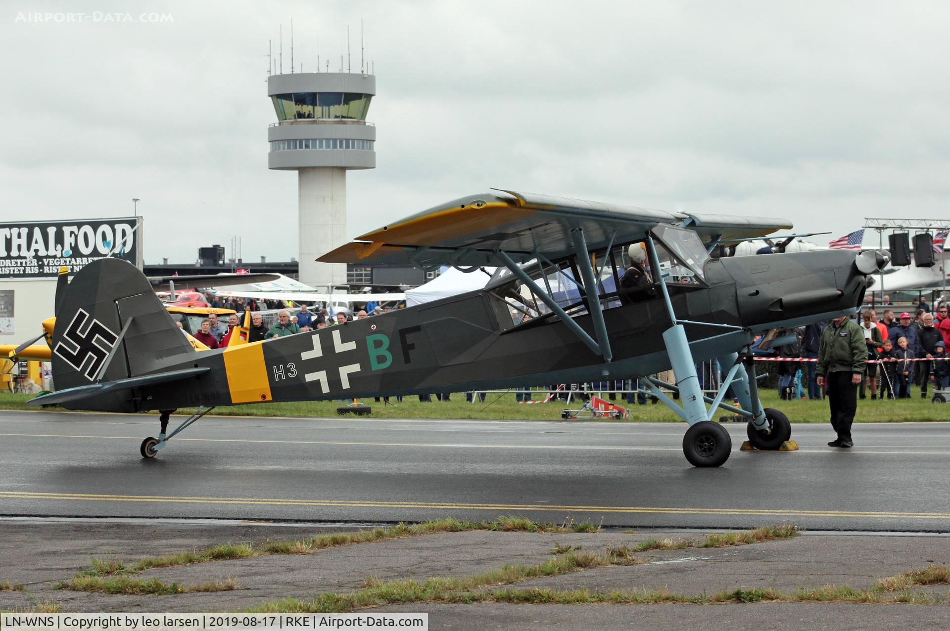 LN-WNS, 1949 Morane-Saulnier MS-500 Criquet C/N 394, Roskilde Air Show 17.8.2019