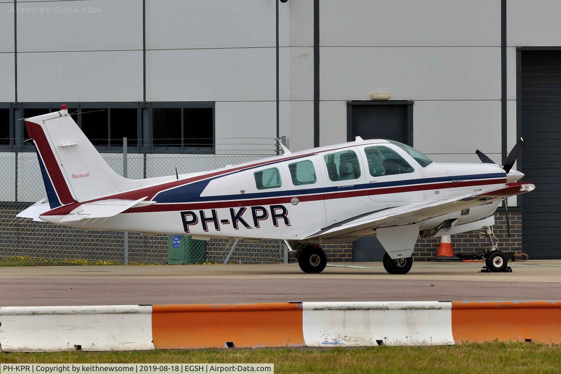 PH-KPR, Beech Bonanza A36 C/N E-3012, Weekend visitor.