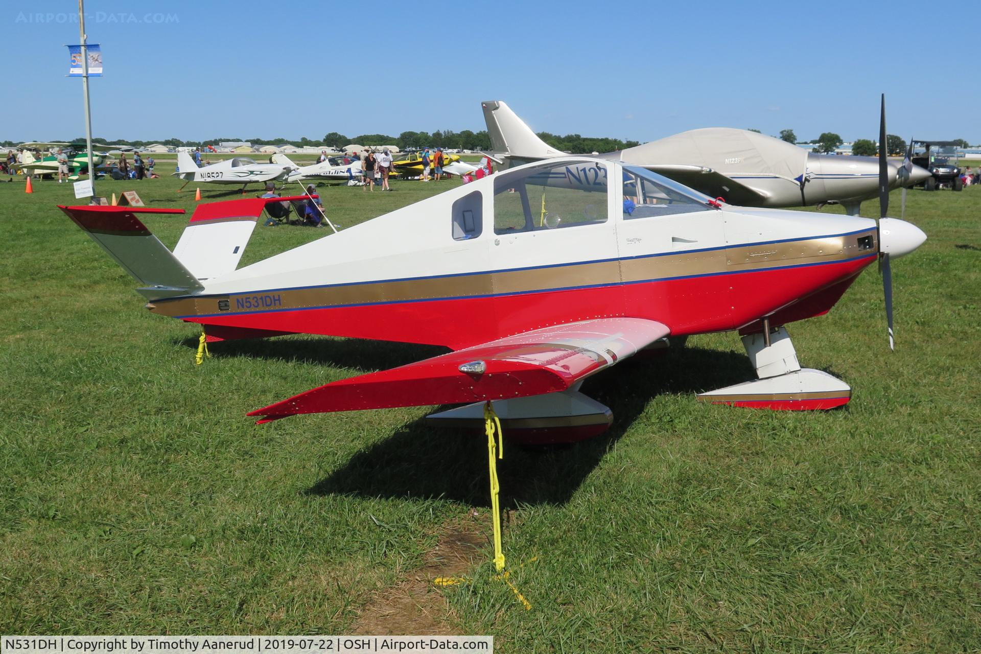 N531DH, 2015 Davis DA-2A C/N 03CJ, 2015 Davis DA-2A, c/n: 03CJ, ex N21FM, ex N2193Z. Sport Aviation December 2017 for more info