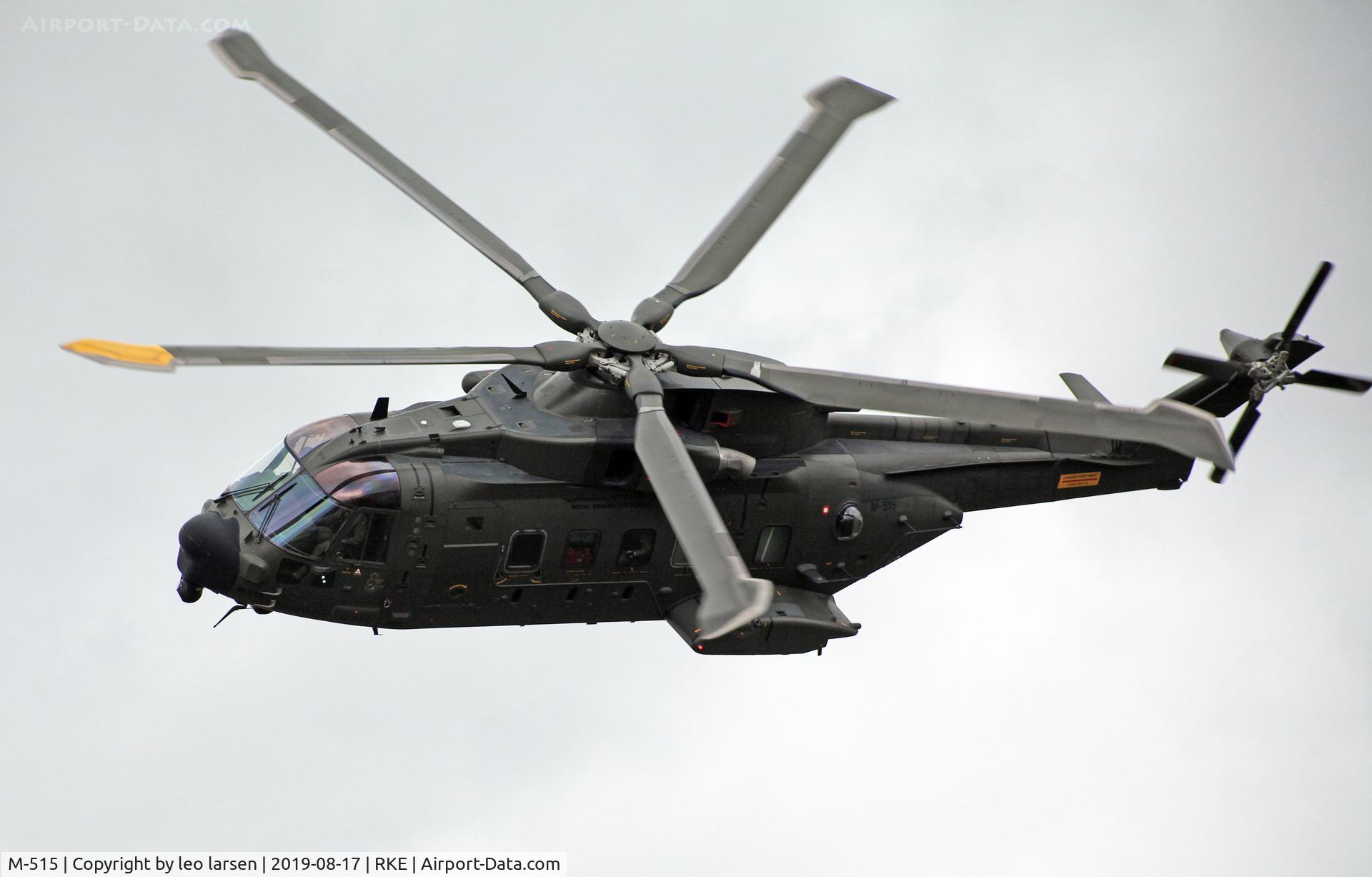 M-515, 2009 AgustaWestland EH-101 Mk.512 Merlin Joint Supporter C/N 50222/DEN15, Roskilde Air Show 17.8.2019
