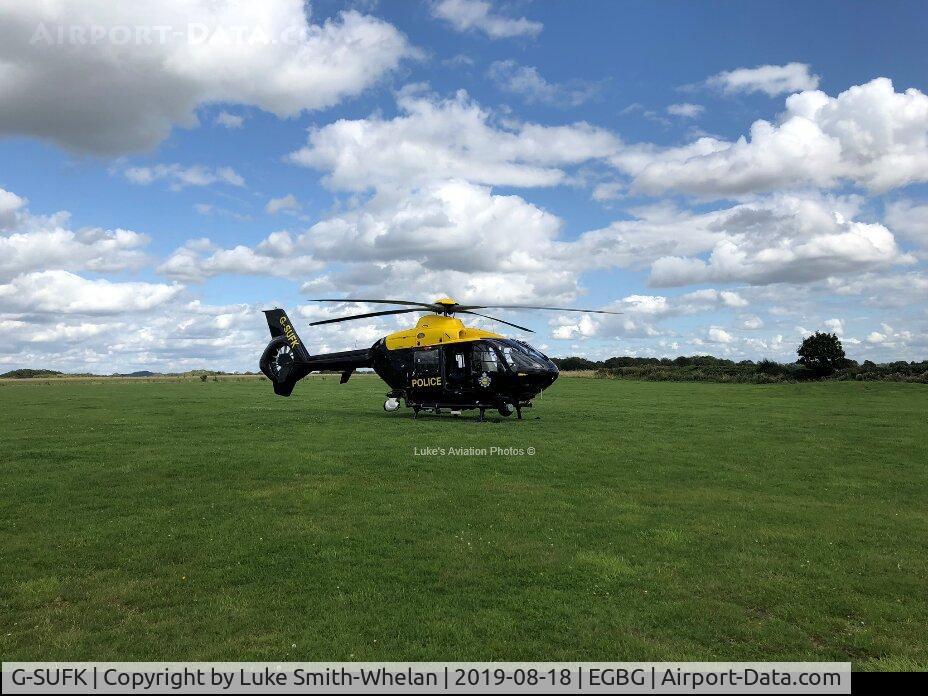 G-SUFK, 2008 Eurocopter EC-135P-2+ C/N 0730, At Leicester Airport