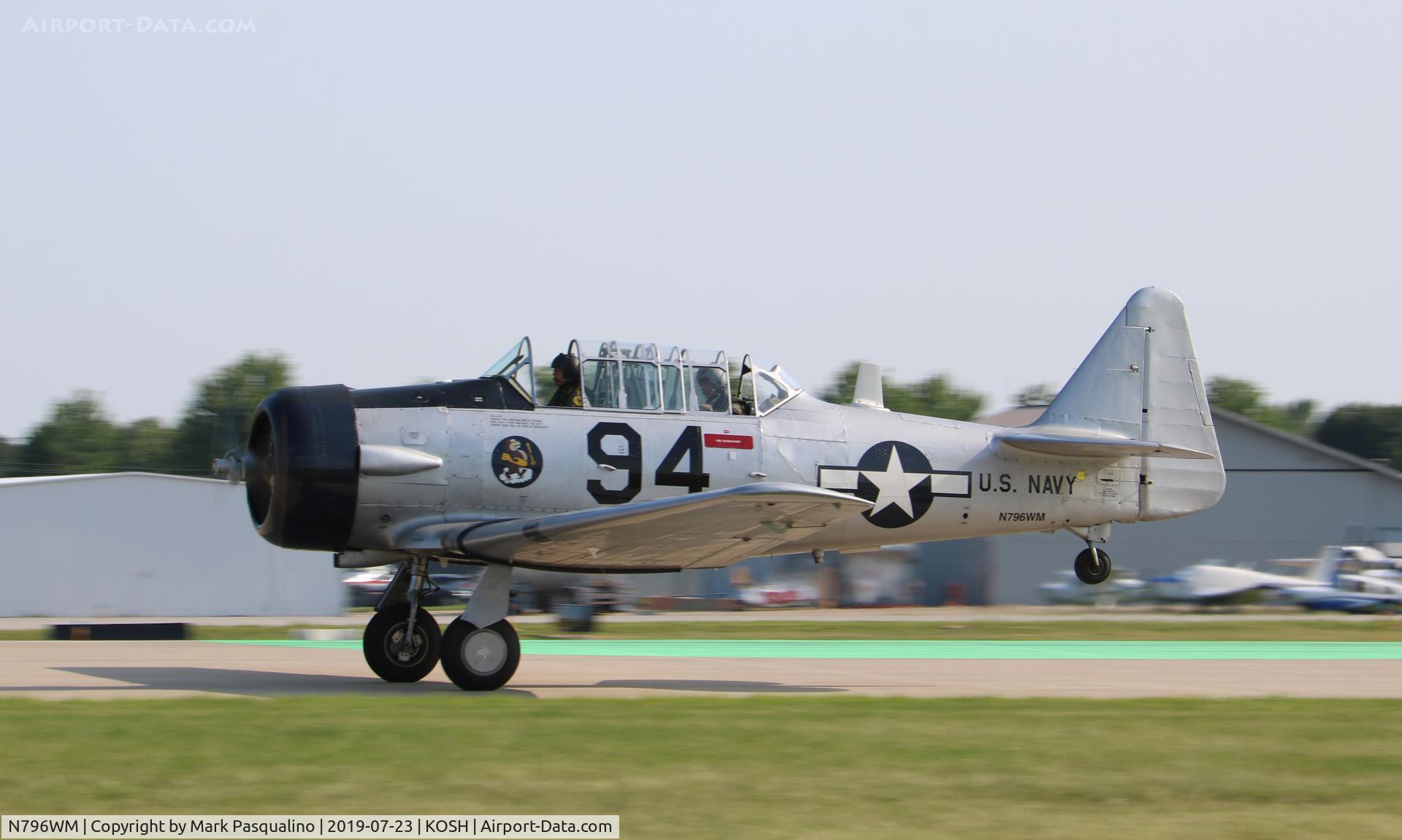 N796WM, 1943 North American AT-6D Texan C/N 88-15328, North American AT-6D