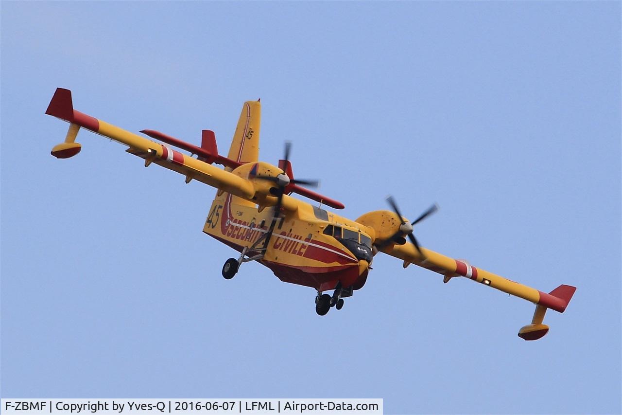 F-ZBMF, Canadair CL-215-6B11 CL-415 C/N 2045, Canadair CL-415, Short approach rwy 31R, Marseille-Provence Airport (LFML-MRS)