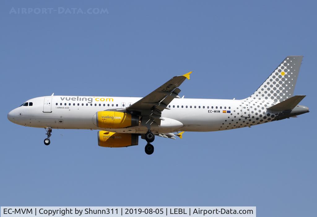 EC-MVM, 2006 Airbus A320-232 C/N 2747, Landing rwy 25R