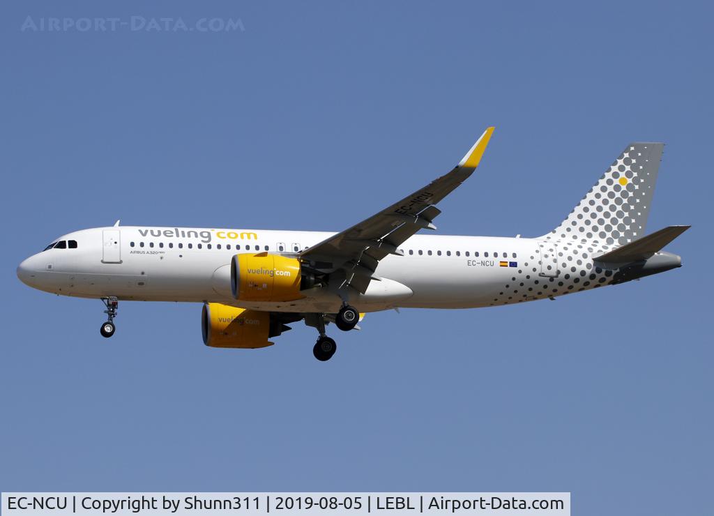 EC-NCU, 2019 Airbus A320-271N C/N 8885, Landing rwy 25R