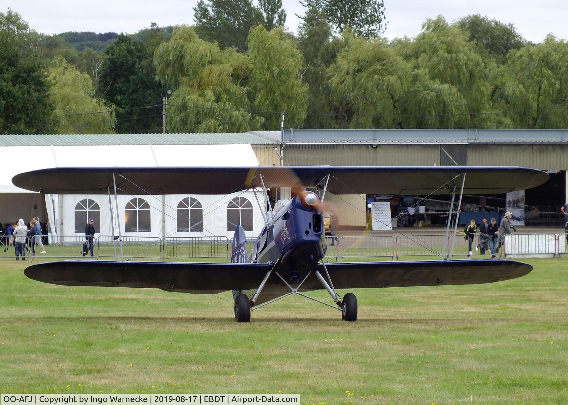 OO-AFJ, 1946 Stampe-Vertongen SV-4C C/N 197, Stampe-Vertongen SV-4C at the 2019 Fly-in at Diest/Schaffen airfield