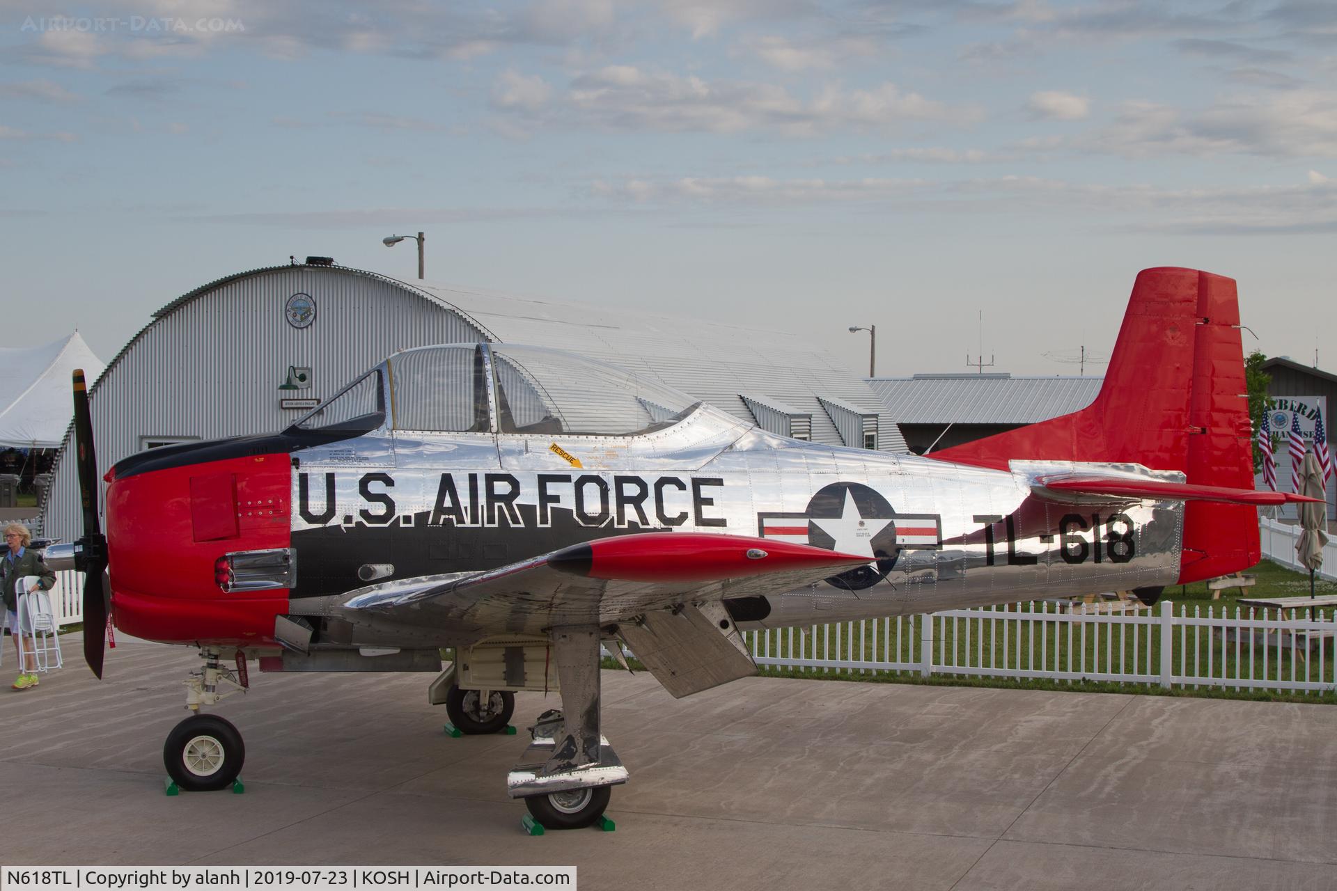 N618TL, North American T-28A Trojan C/N 49-1618, At AirVenture 2019