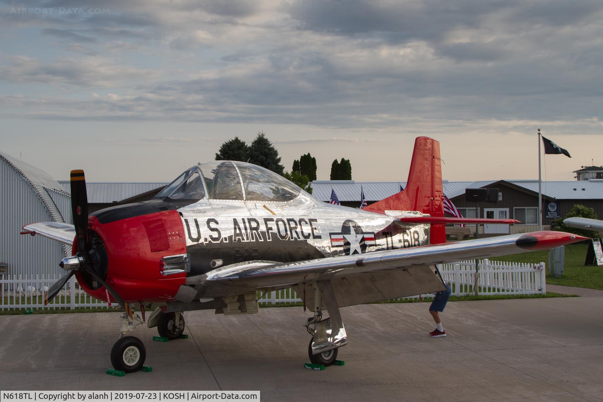 N618TL, North American T-28A Trojan C/N 49-1618, At AirVenture 2019