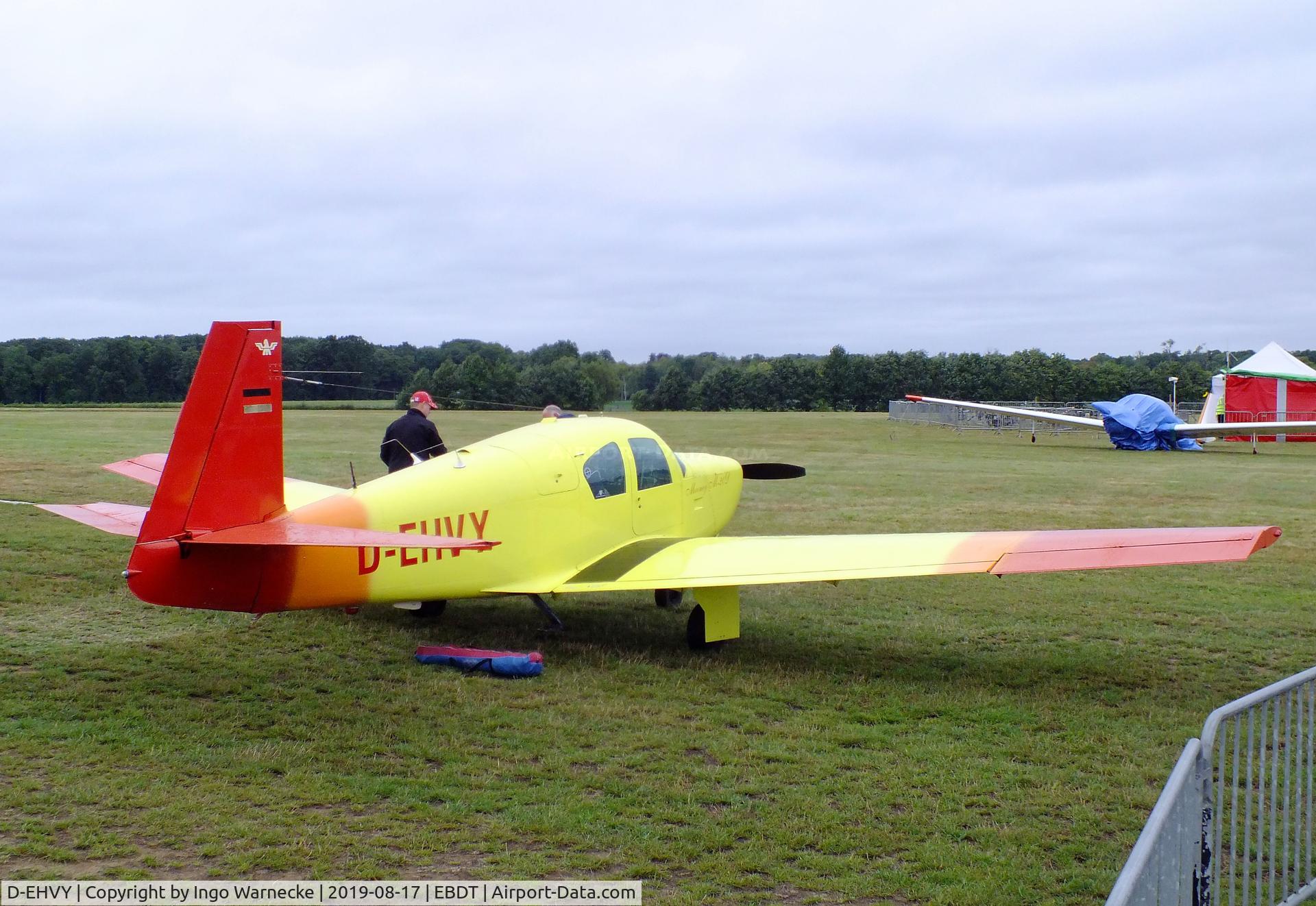 D-EHVY, 1963 Mooney M20D Master C/N 165, Mooney M20D Master at the 2019 Fly-in at Diest/Schaffen airfield