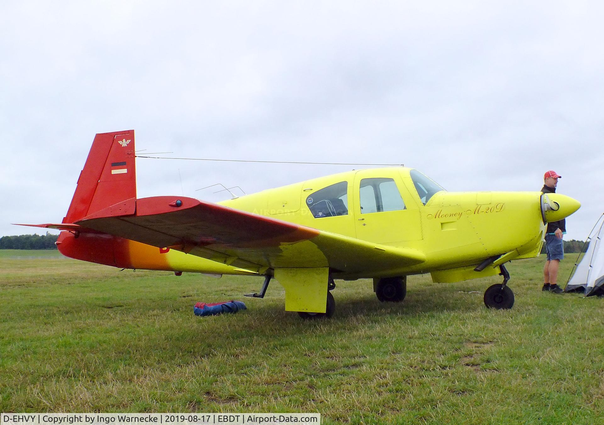 D-EHVY, 1963 Mooney M20D Master C/N 165, Mooney M20D Master at the 2019 Fly-in at Diest/Schaffen airfield