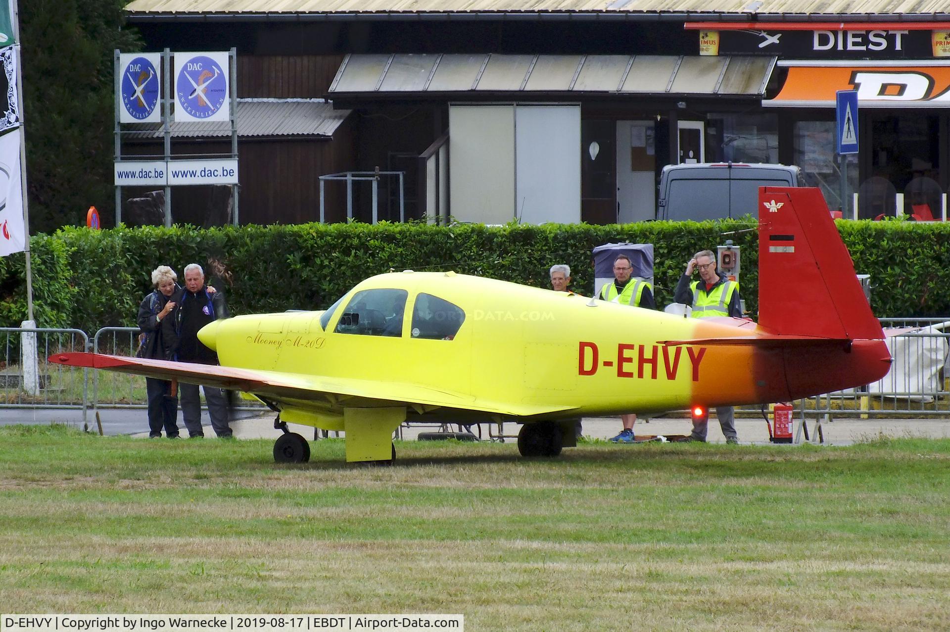 D-EHVY, 1963 Mooney M20D Master C/N 165, Mooney M20D Master at the 2019 Fly-in at Diest/Schaffen airfield