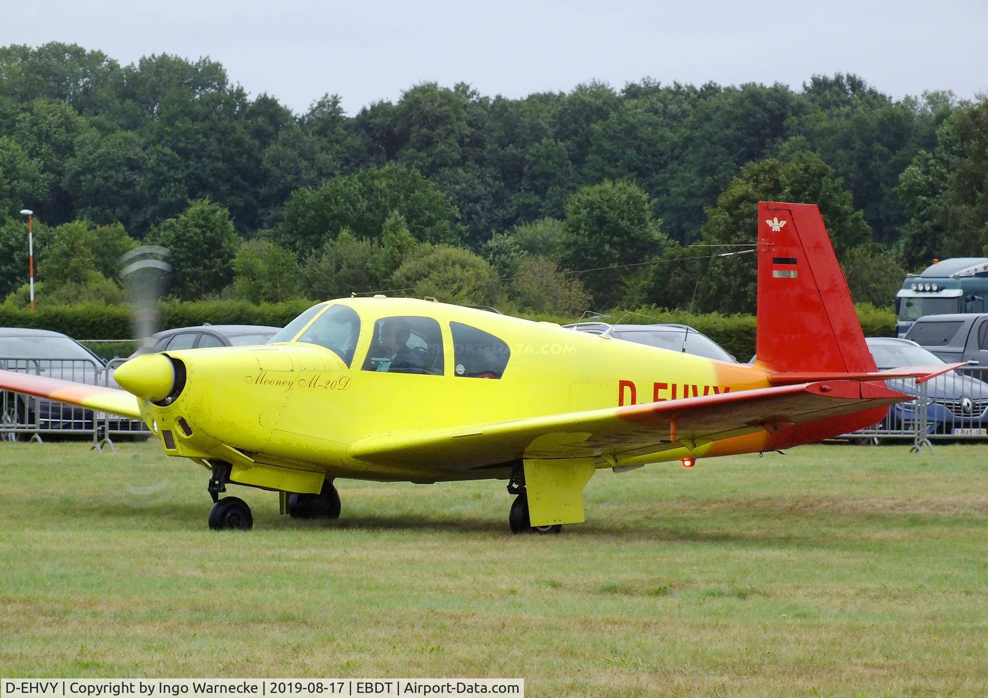 D-EHVY, 1963 Mooney M20D Master C/N 165, Mooney M20D Master at the 2019 Fly-in at Diest/Schaffen airfield