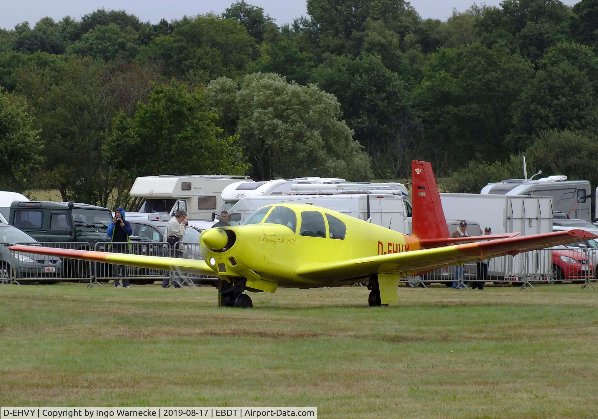 D-EHVY, 1963 Mooney M20D Master C/N 165, Mooney M20D Master at the 2019 Fly-in at Diest/Schaffen airfield